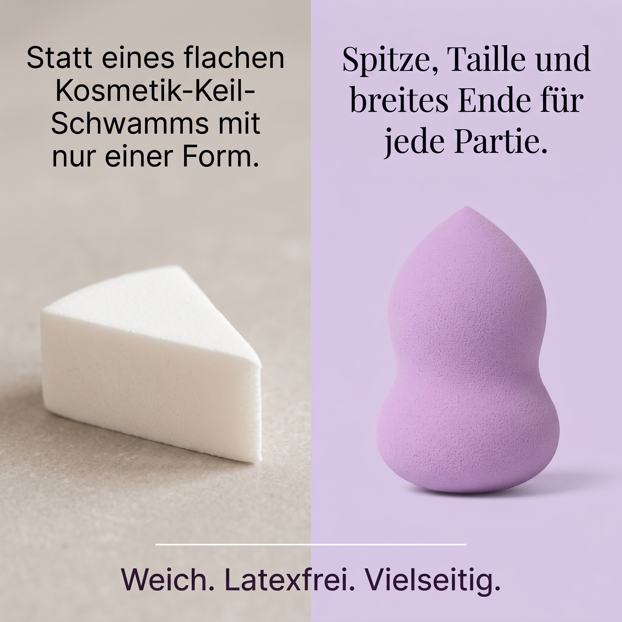 Make-up Schwamm / Blender (Kalebasse) Fb. lila