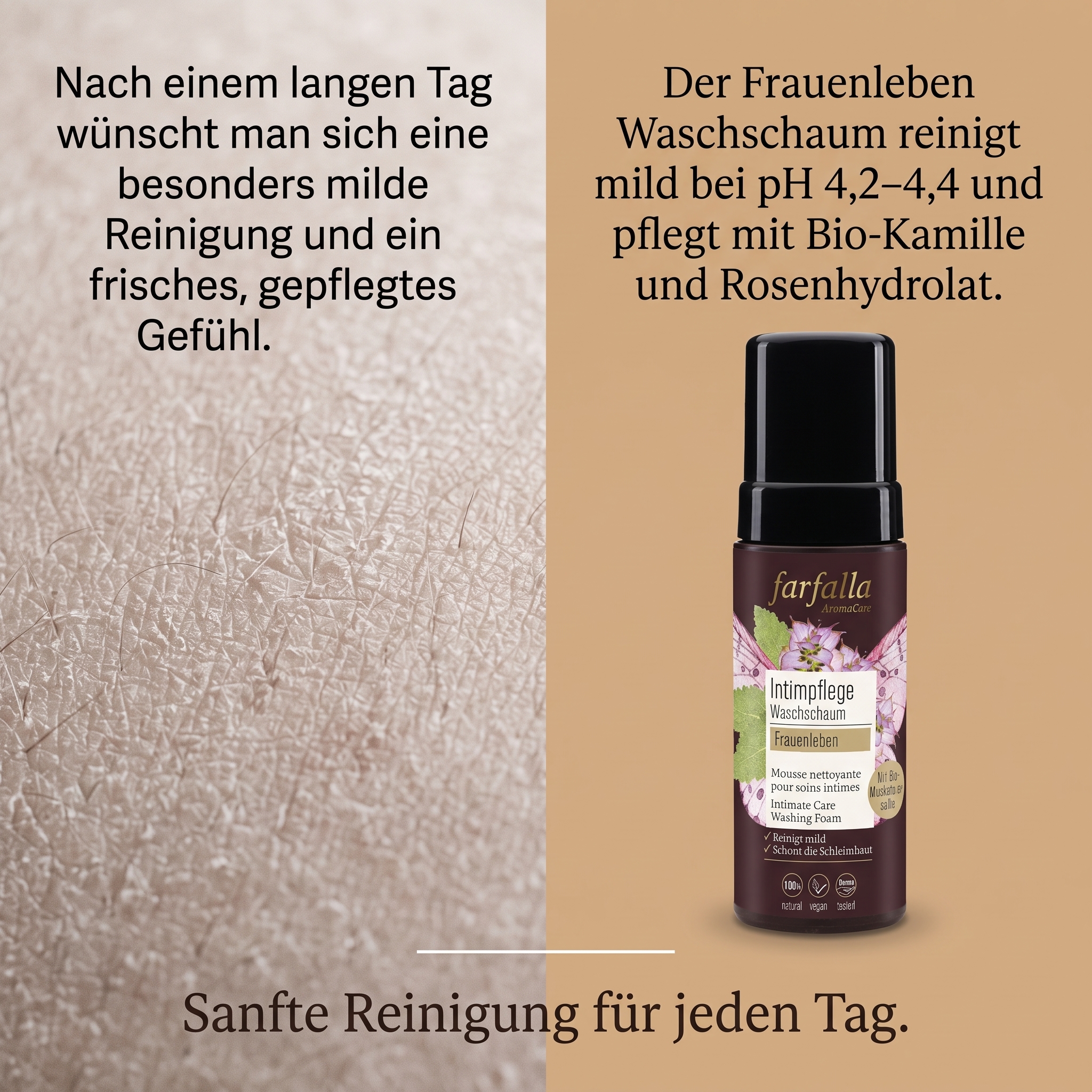 Frauenleben Intimpflege Waschschaum 
