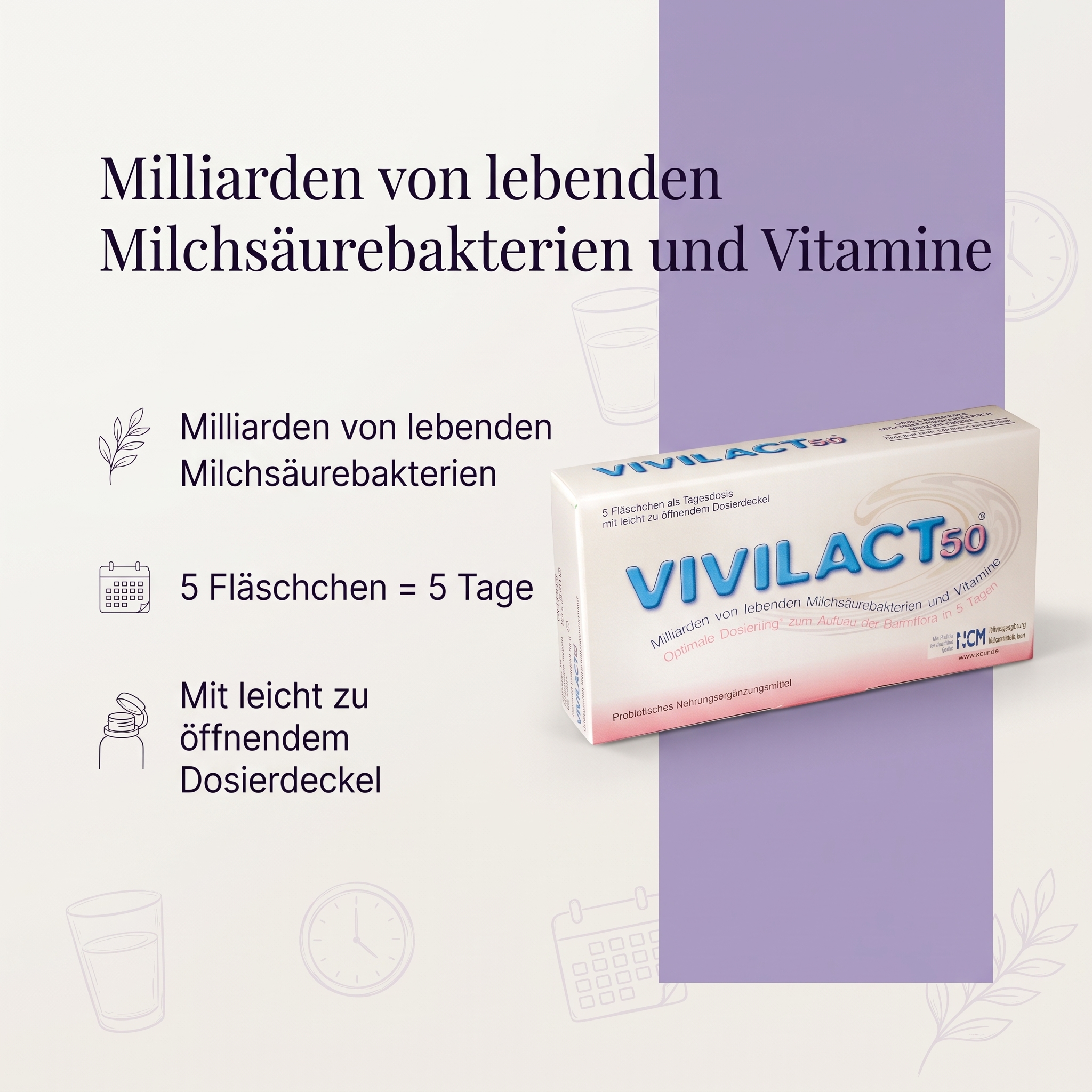 Vivilact Milchfermente Trinkampullen Vivilact Milchfermente Trinkampullen