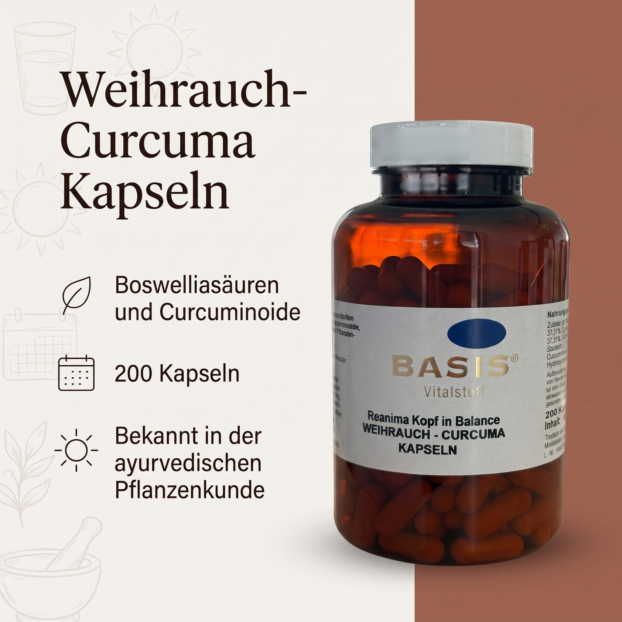 Weihrauch - Curcuma/Reanima Kopf in Balance Weihrauch - Curcuma/Reanima Kopf in Balance