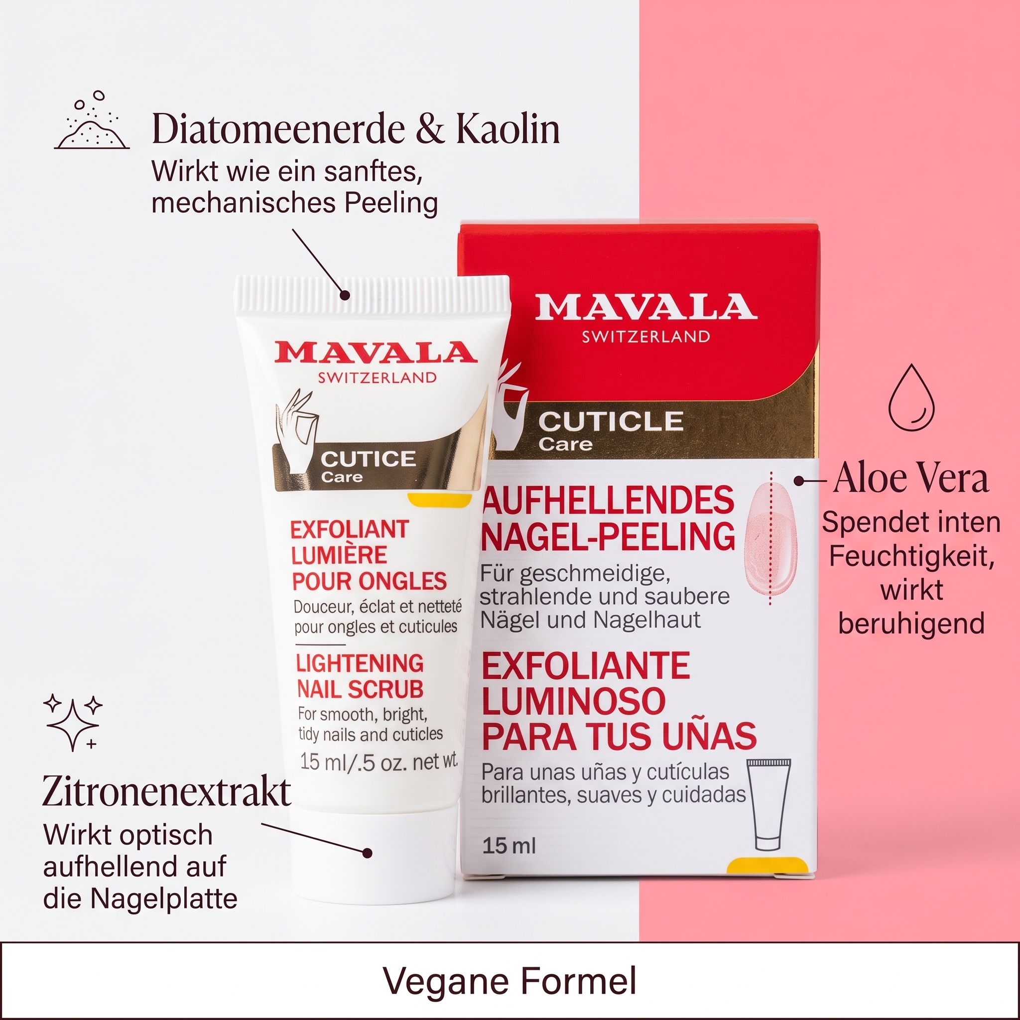 Aufhellende Nagel Peeling-Maske Aufhellende Nagel Peeling-Maske