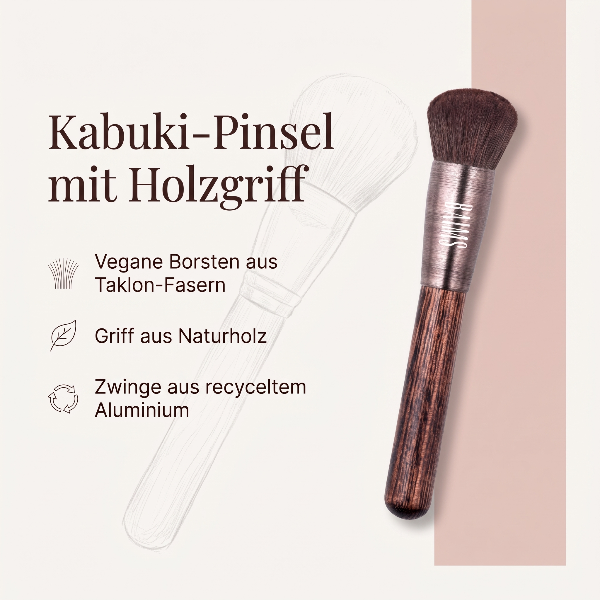 Pinsel 65 Rounded Kabuki 