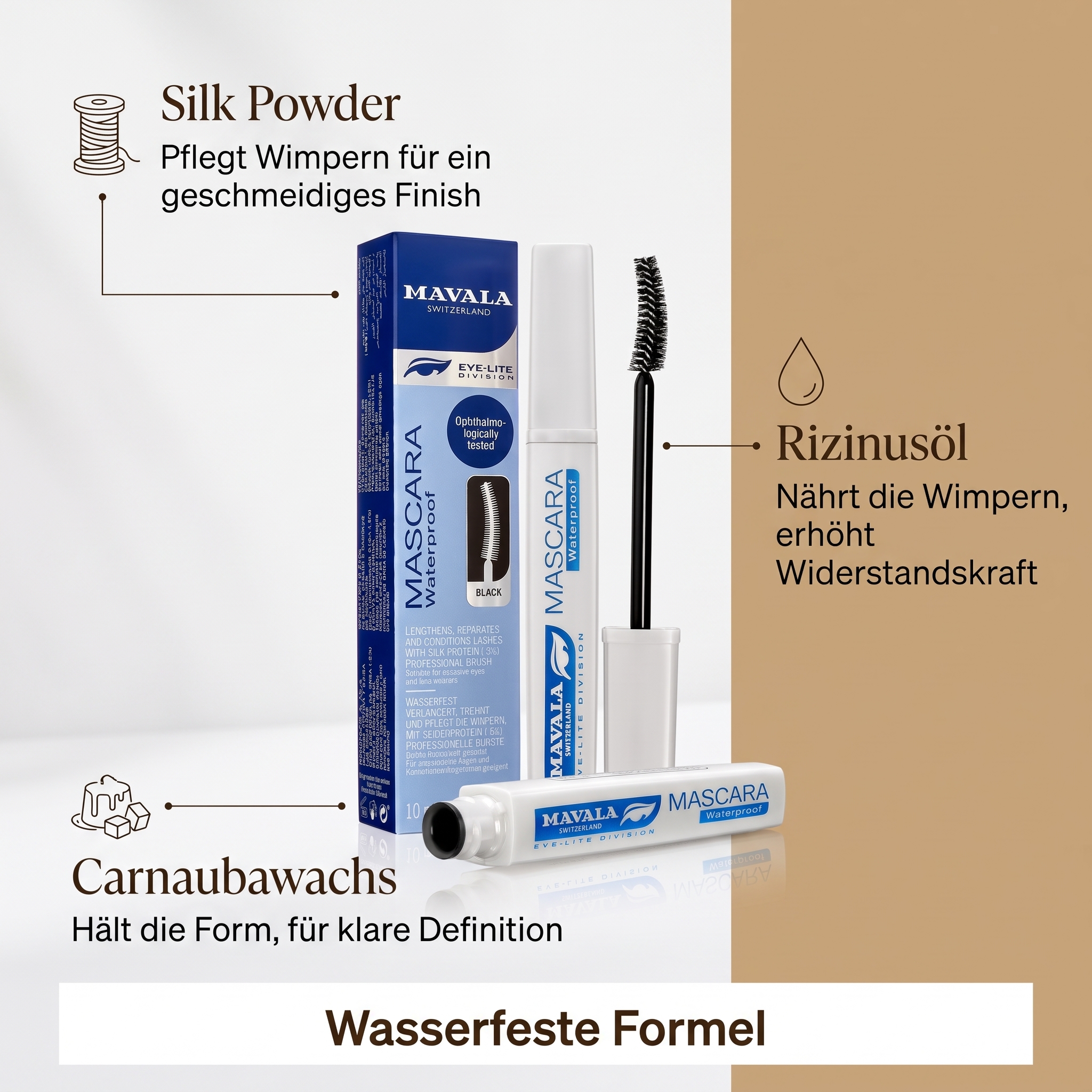 Mascara Schwarz/Noir wasserfest Mascara Schwarz/Noir wasserfest