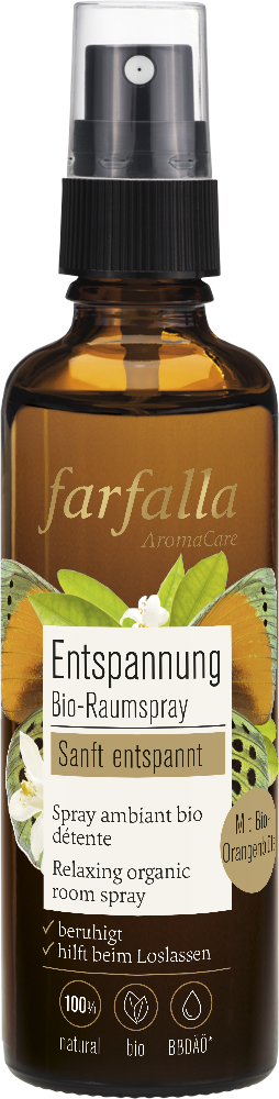 Entspannung Orangenblüte Bio-Raumspray 