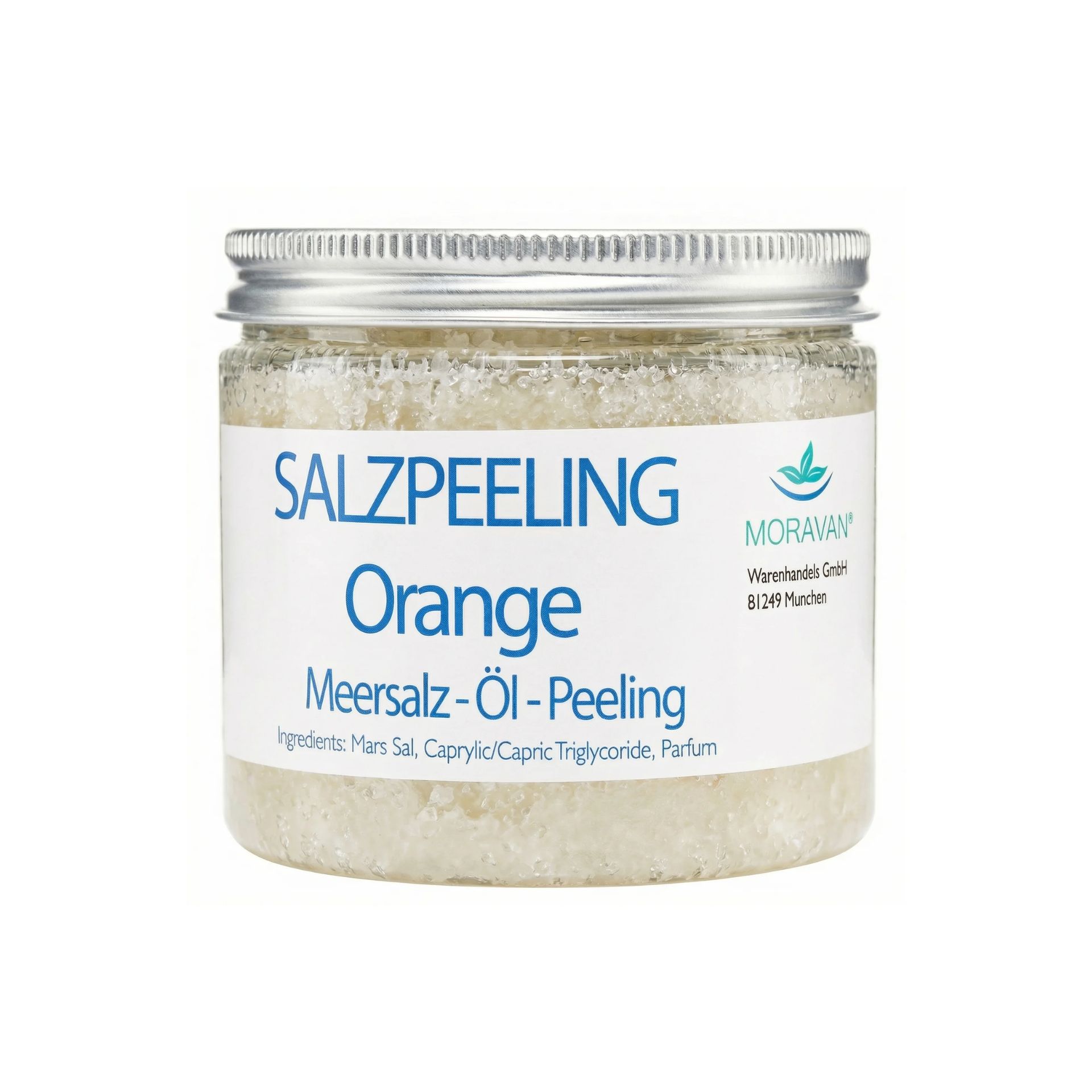 Meersalzpeeling mit Kokosöl & Orangenduft