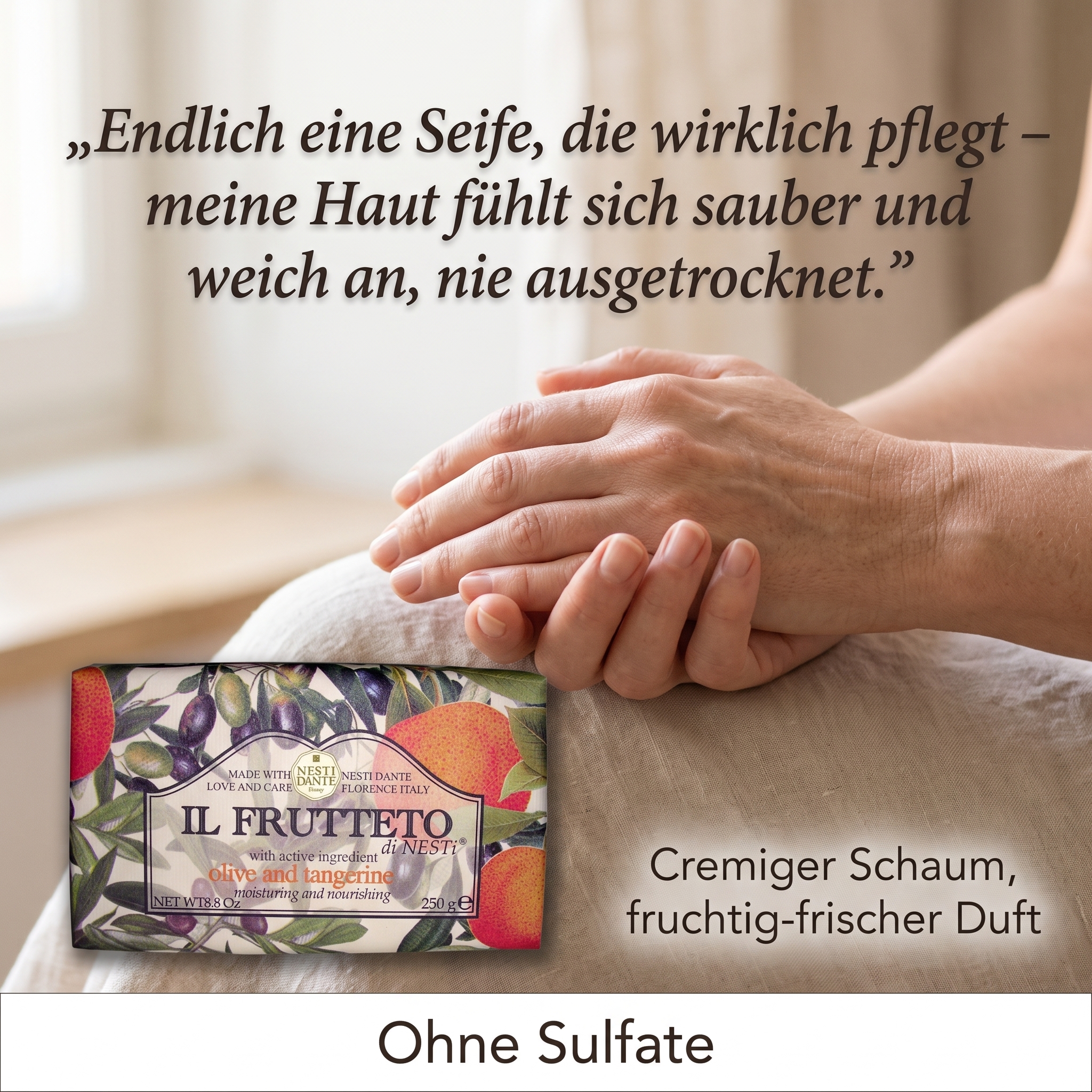 Soap il frutteto Olive & Tangerine 