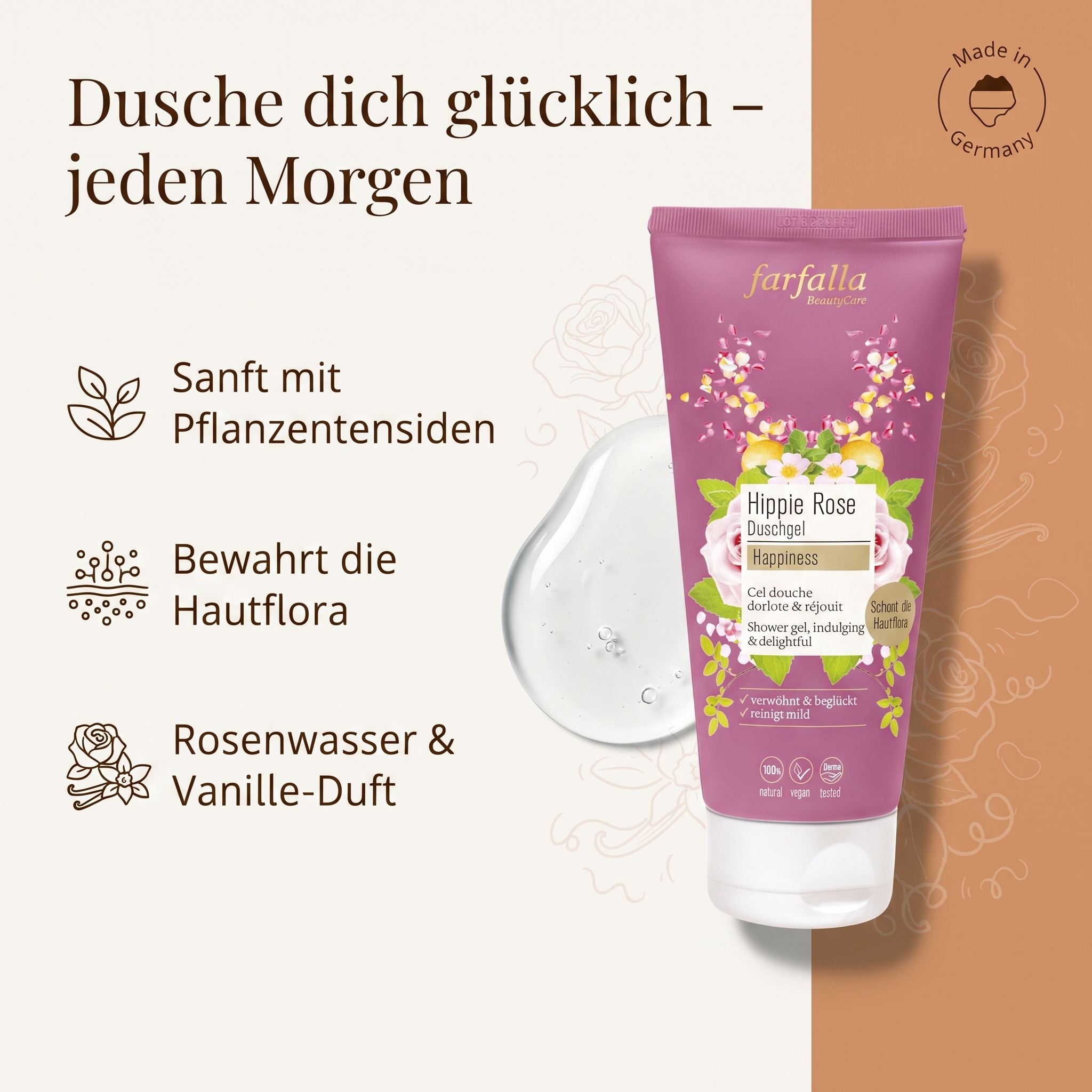 Hippie Rose Happiness Duschgel Hippie Rose Happiness Duschgel
