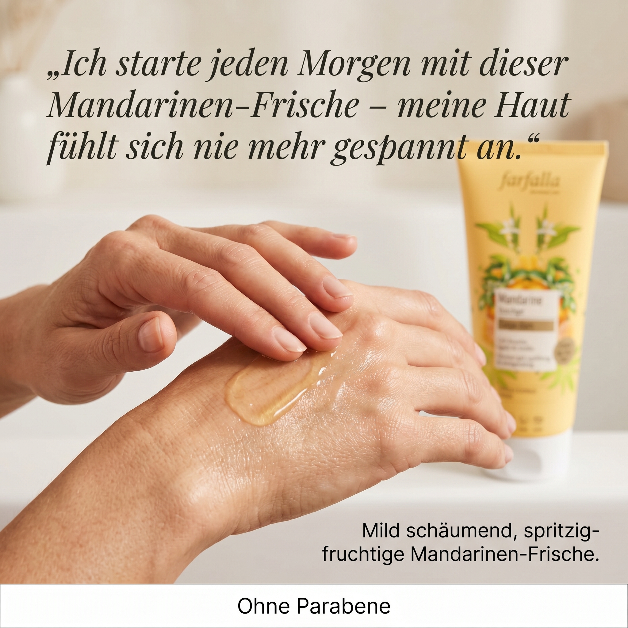 Stimmt fröhlich & belebt Mandarine Duschgel