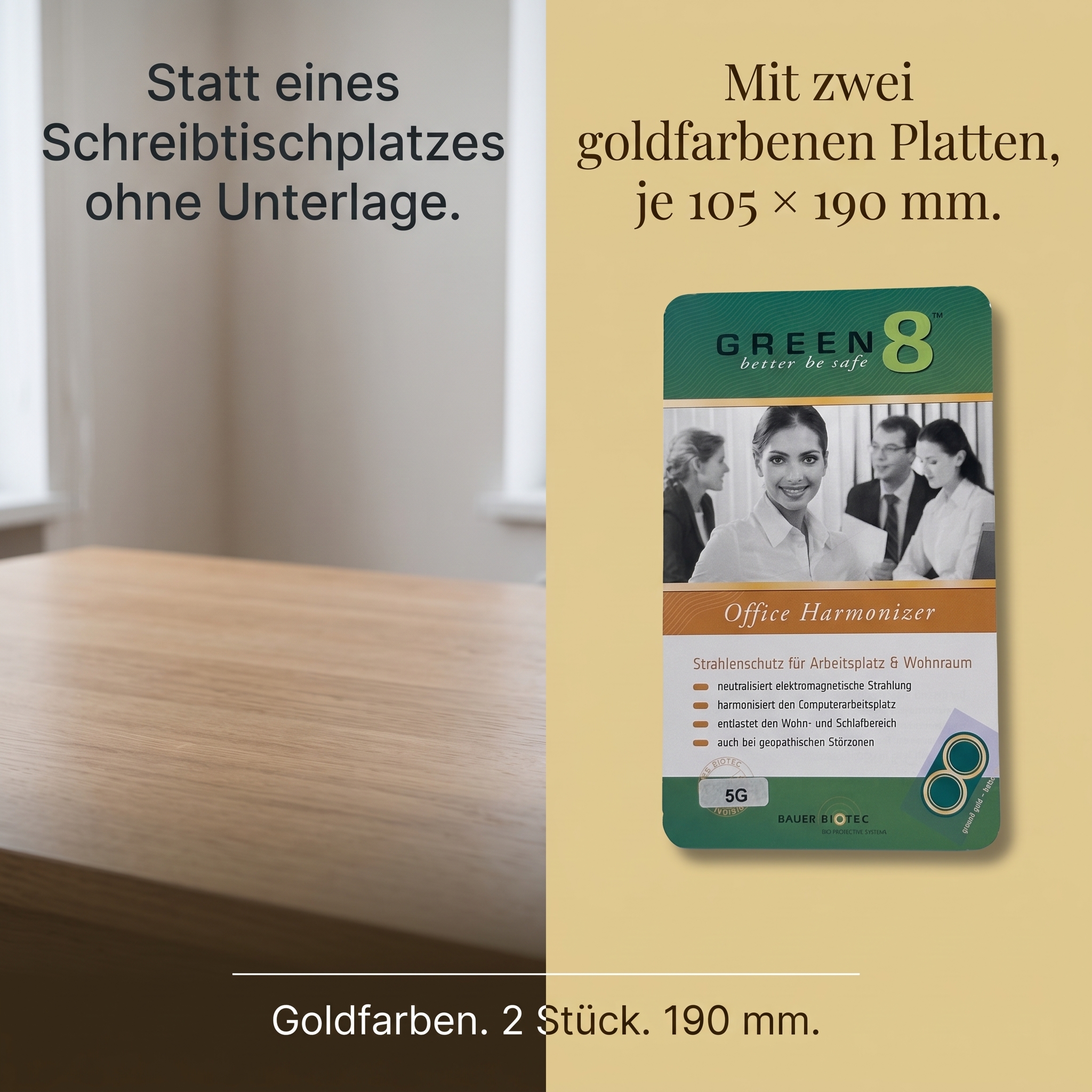 Green 8 Gold - Groß - Office Harmonizer 5G 105x190 mm