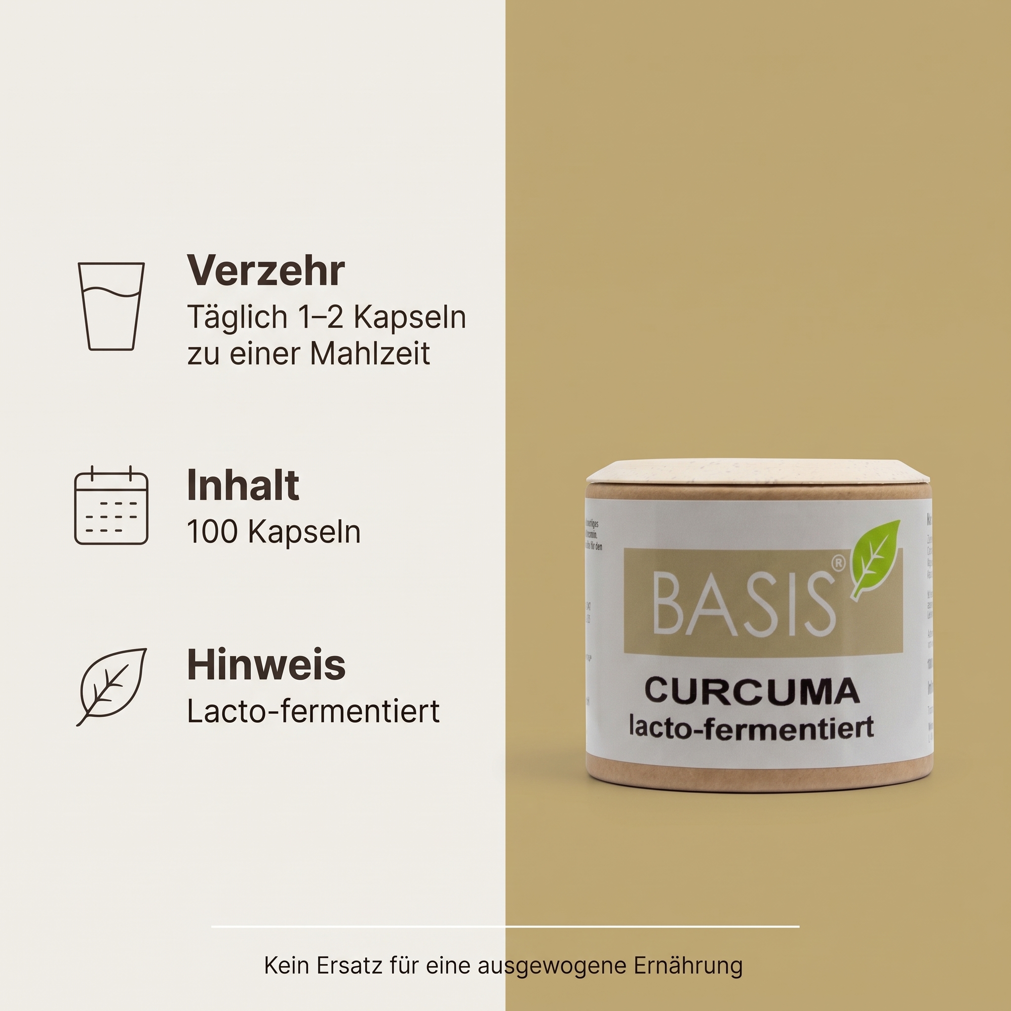 Curcuma (lacto-fermentiert) Curcuma (lacto-fermentiert)
