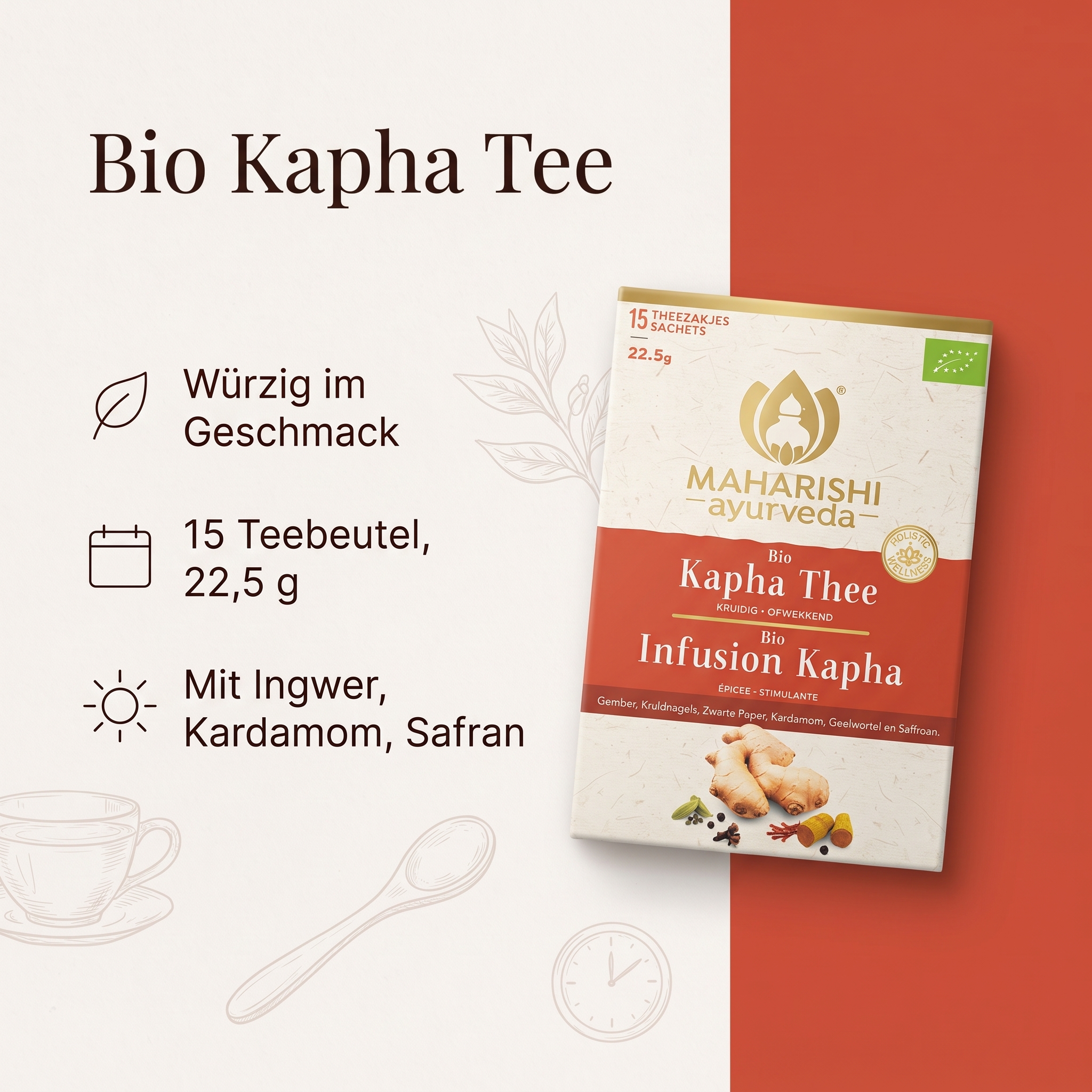 BIO Kapha Tee 15 Btl. BIO Kapha Tee 15 Btl.