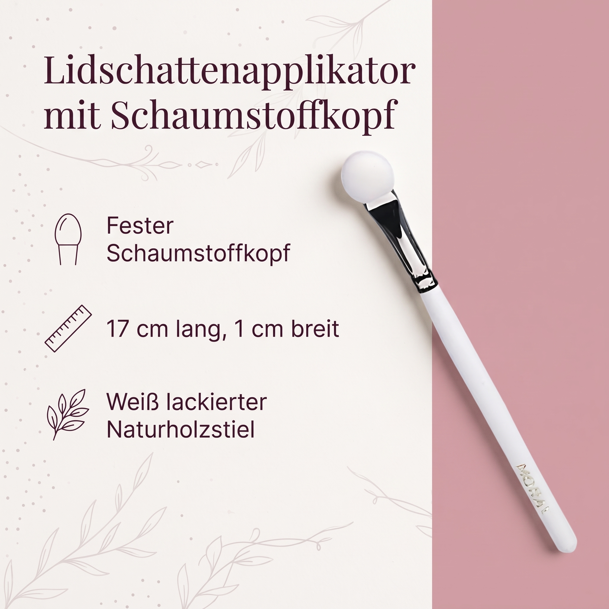 Lidschattenapplikator aus Schaumstoff Lidschattenapplikator aus Schaumstoff
