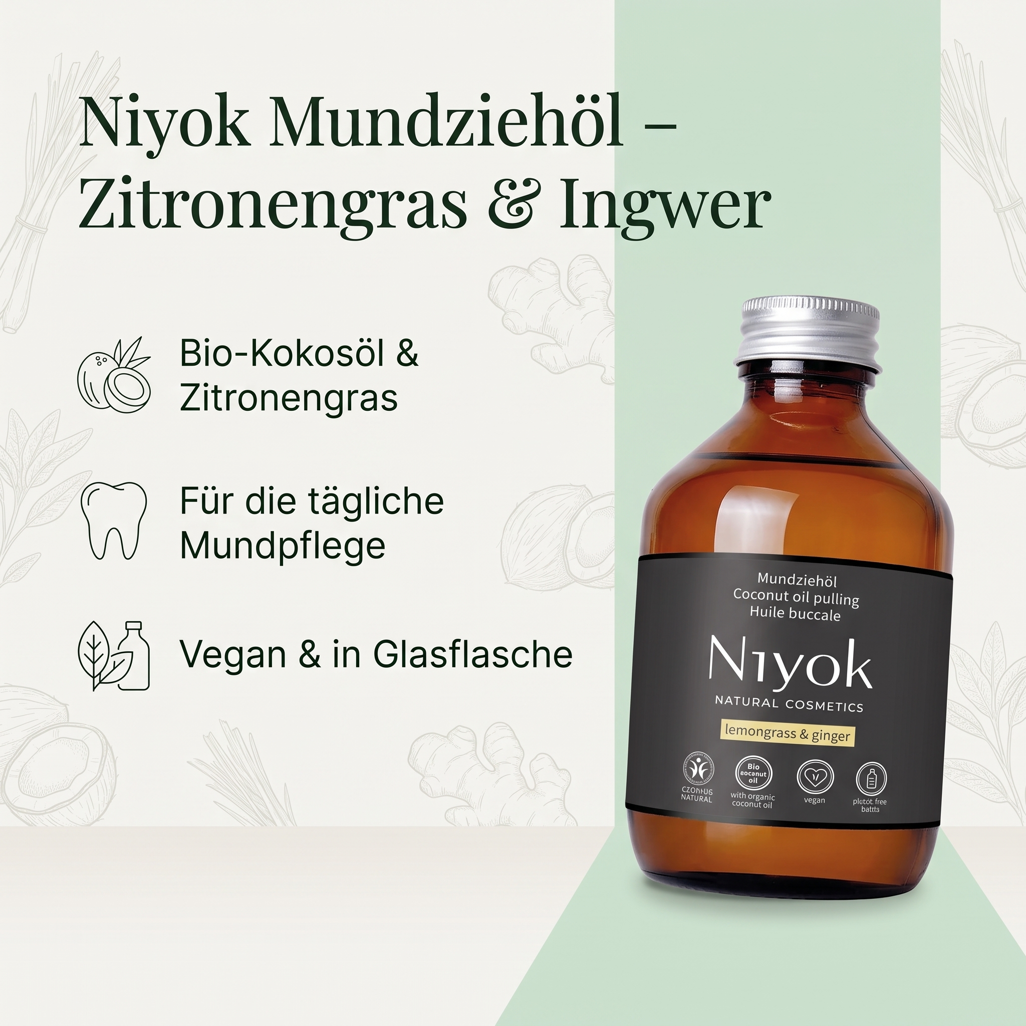 Mundziehöl Zitronengras & Ingwer Mundziehöl Zitronengras & Ingwer