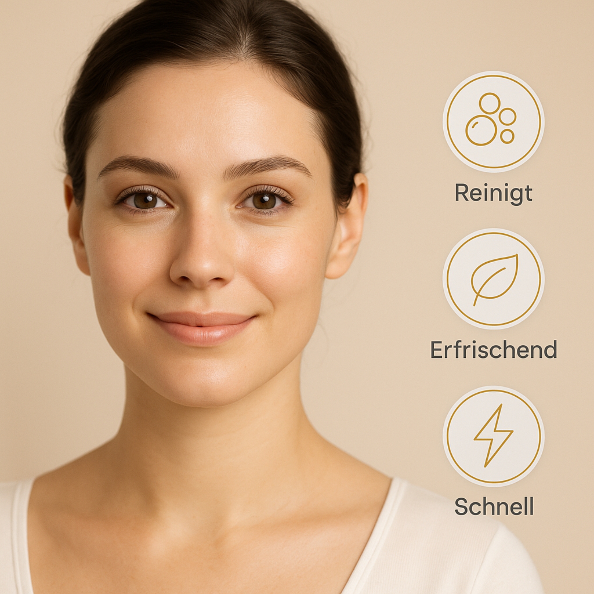 Feuchttücher Facial Cleansing Towelettes Weißer Tee 