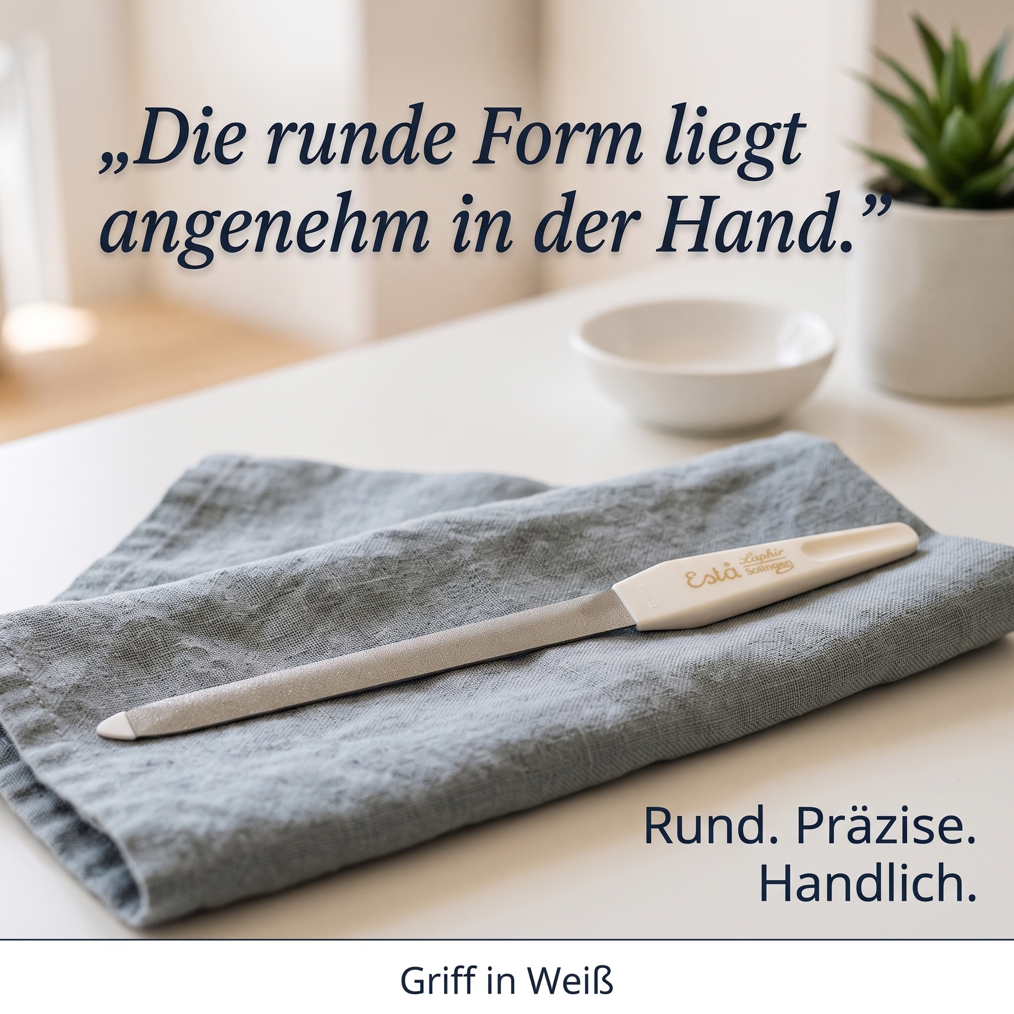 Saphir Formnagelfeile - Hohlfeile - 20cm rund Saphir Formnagelfeile - Hohlfeile - 20cm rund