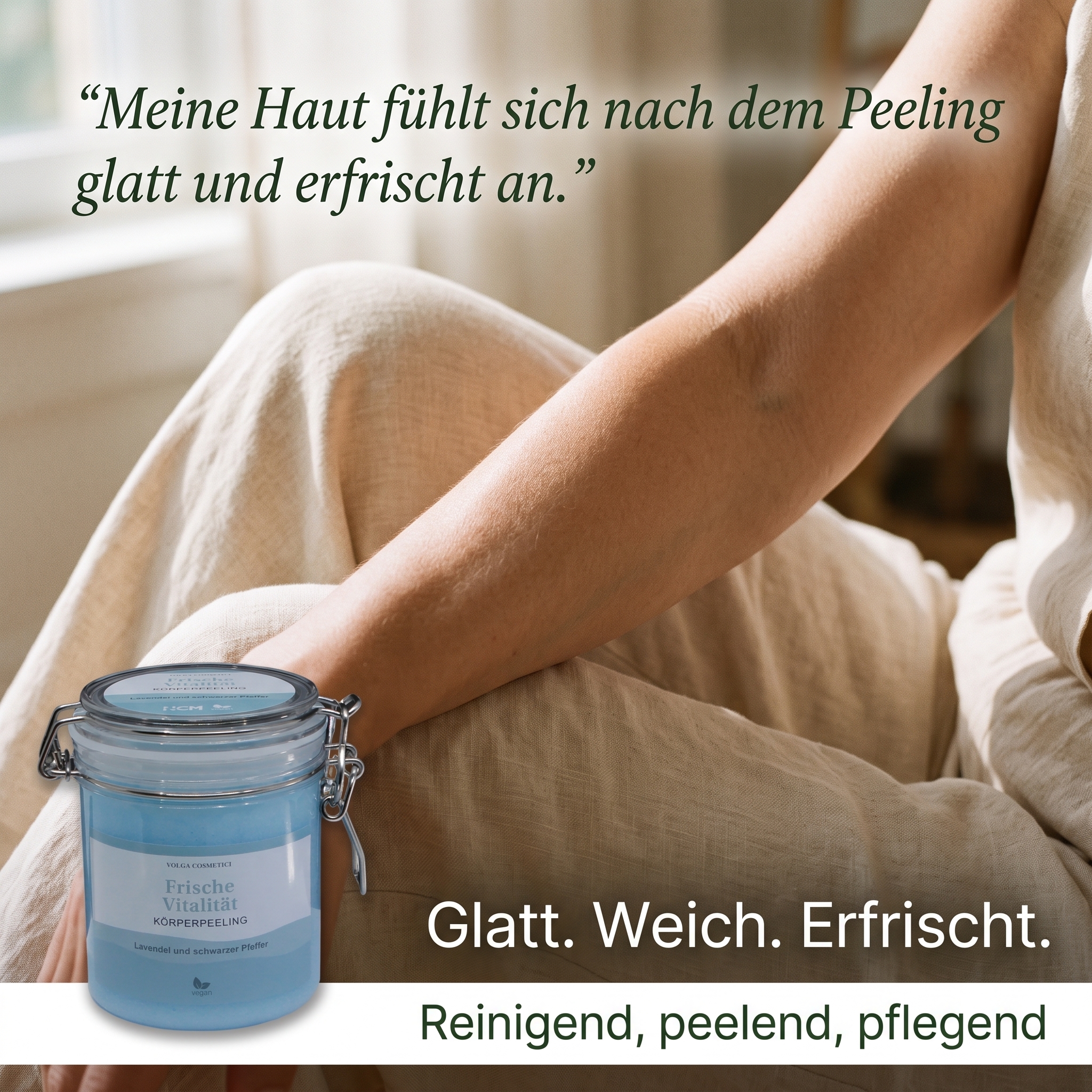 Körperpeeling frische Vitalität
