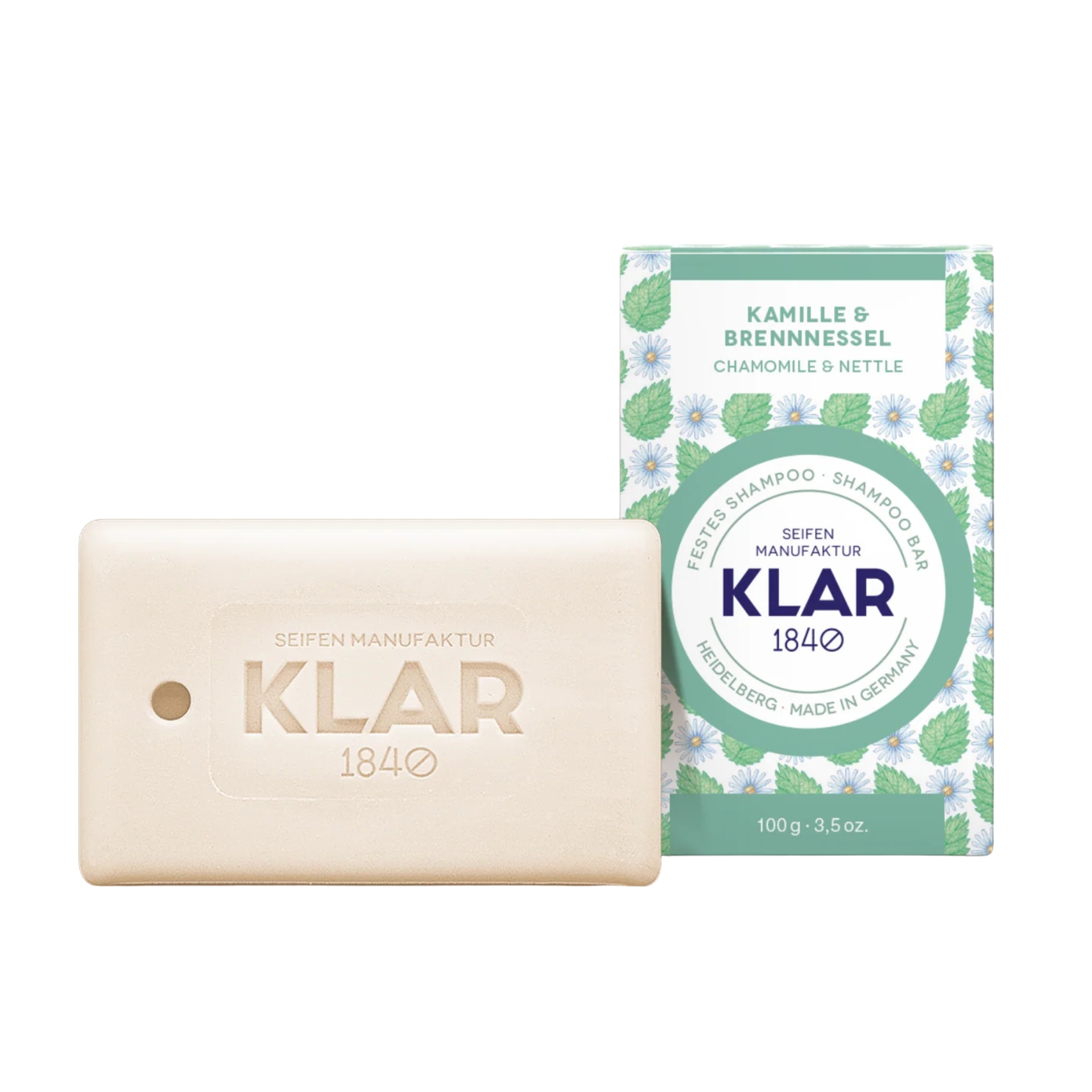 Klar´s festes Shampoo Kamille & Brennessel