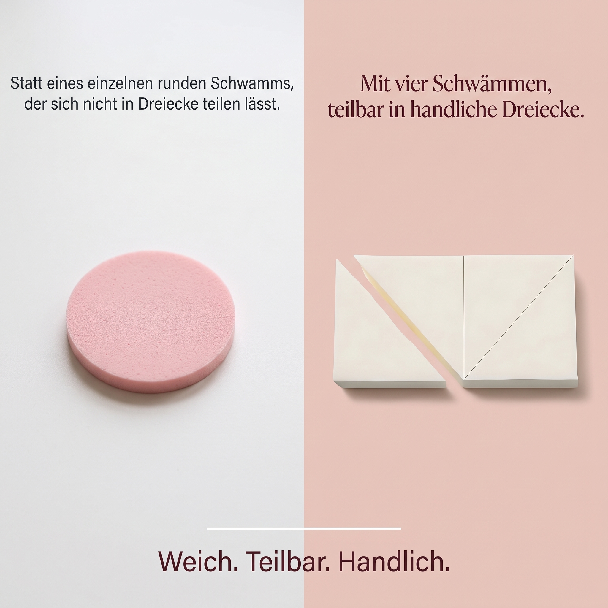 Make-Up Schminkschwamm 4-teilig Make-Up Schminkschwamm 4-teilig