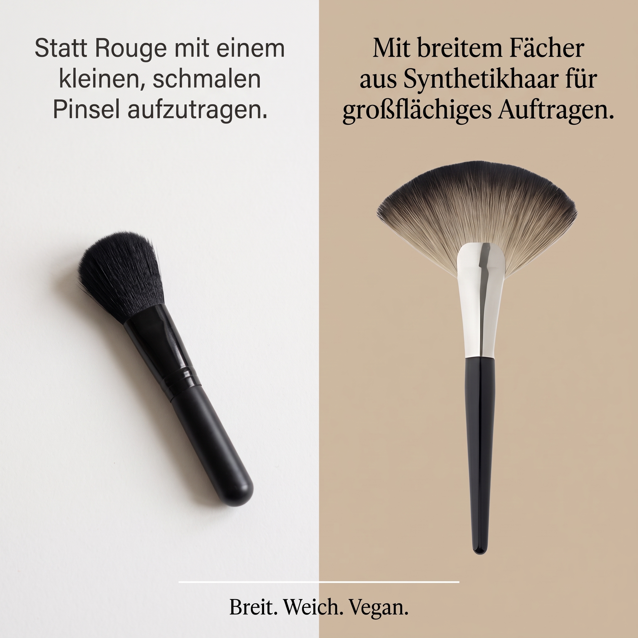 Rouge-/Wellness-Fächerpinsel groß Rouge-/Wellness-Fächerpinsel groß