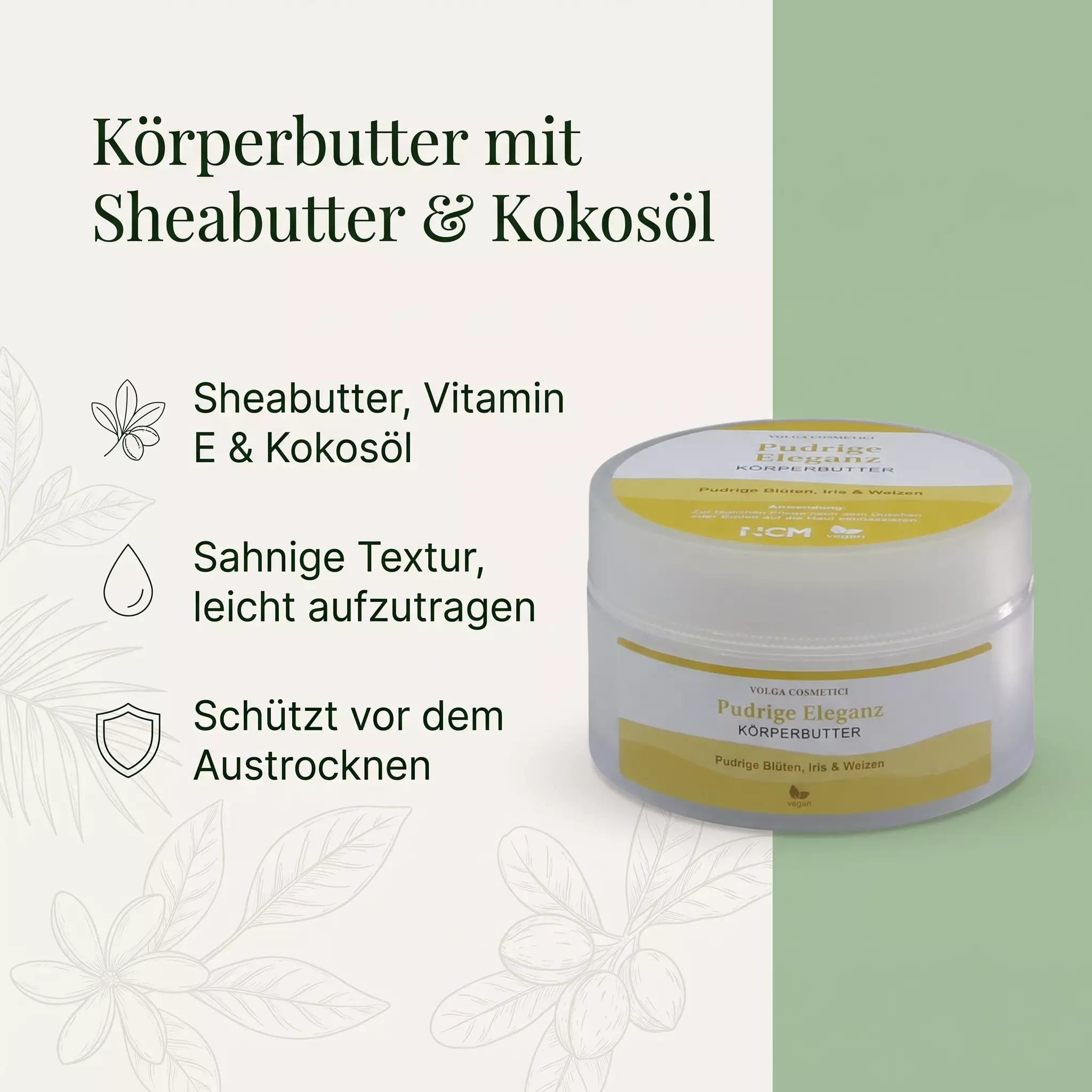 Körperbutter pudrige Eleganz Körperbutter pudrige Eleganz