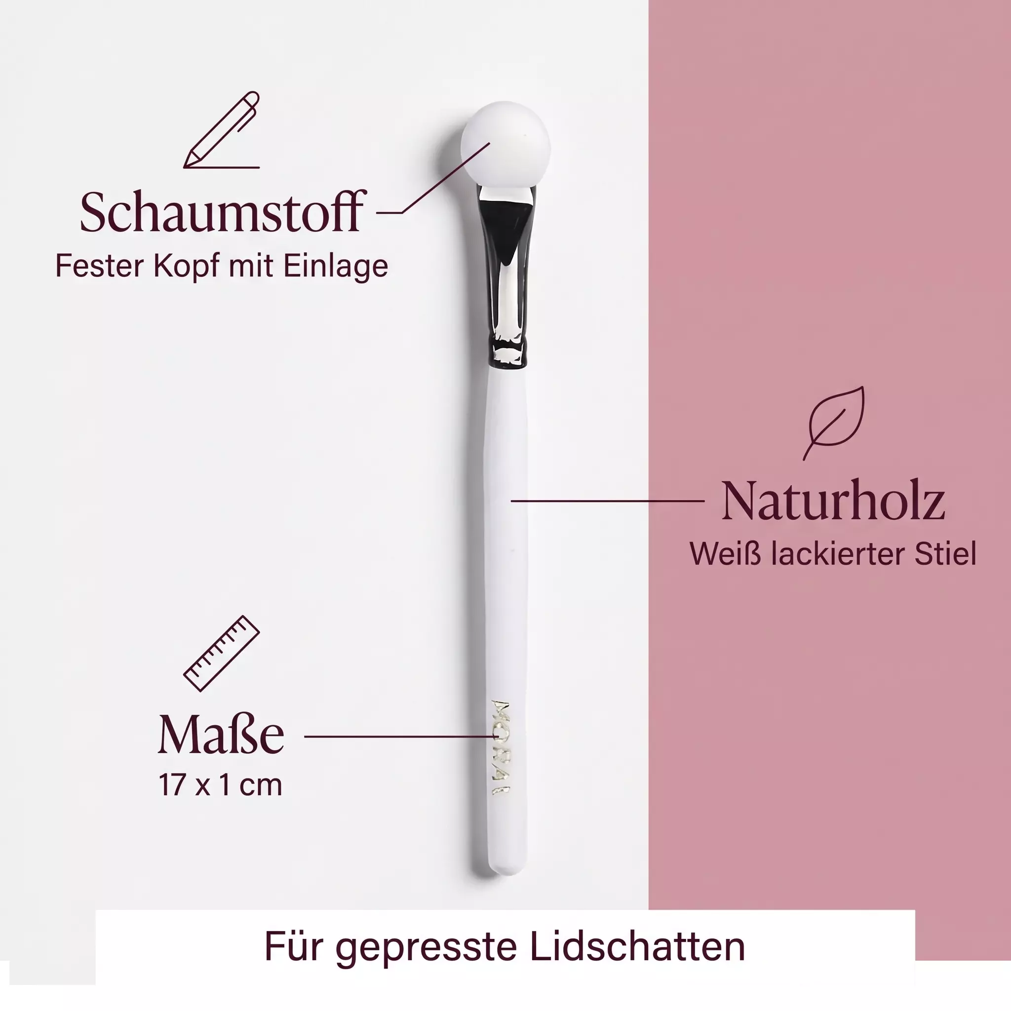 Lidschattenapplikator aus Schaumstoff Lidschattenapplikator aus Schaumstoff
