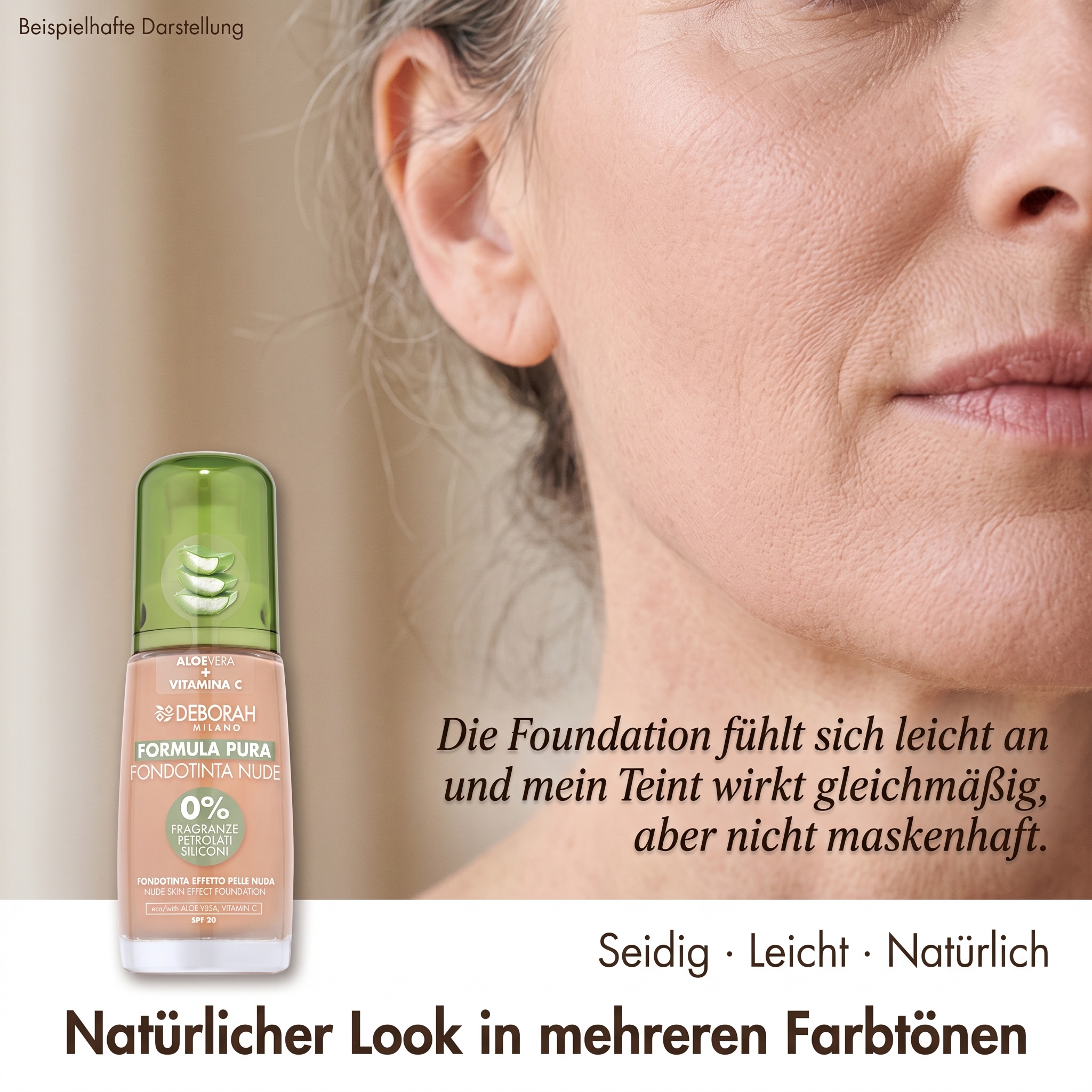 Nude Foundation Bio No. 02 Rose Cream Nude Foundation Bio No. 02 Rose Cream