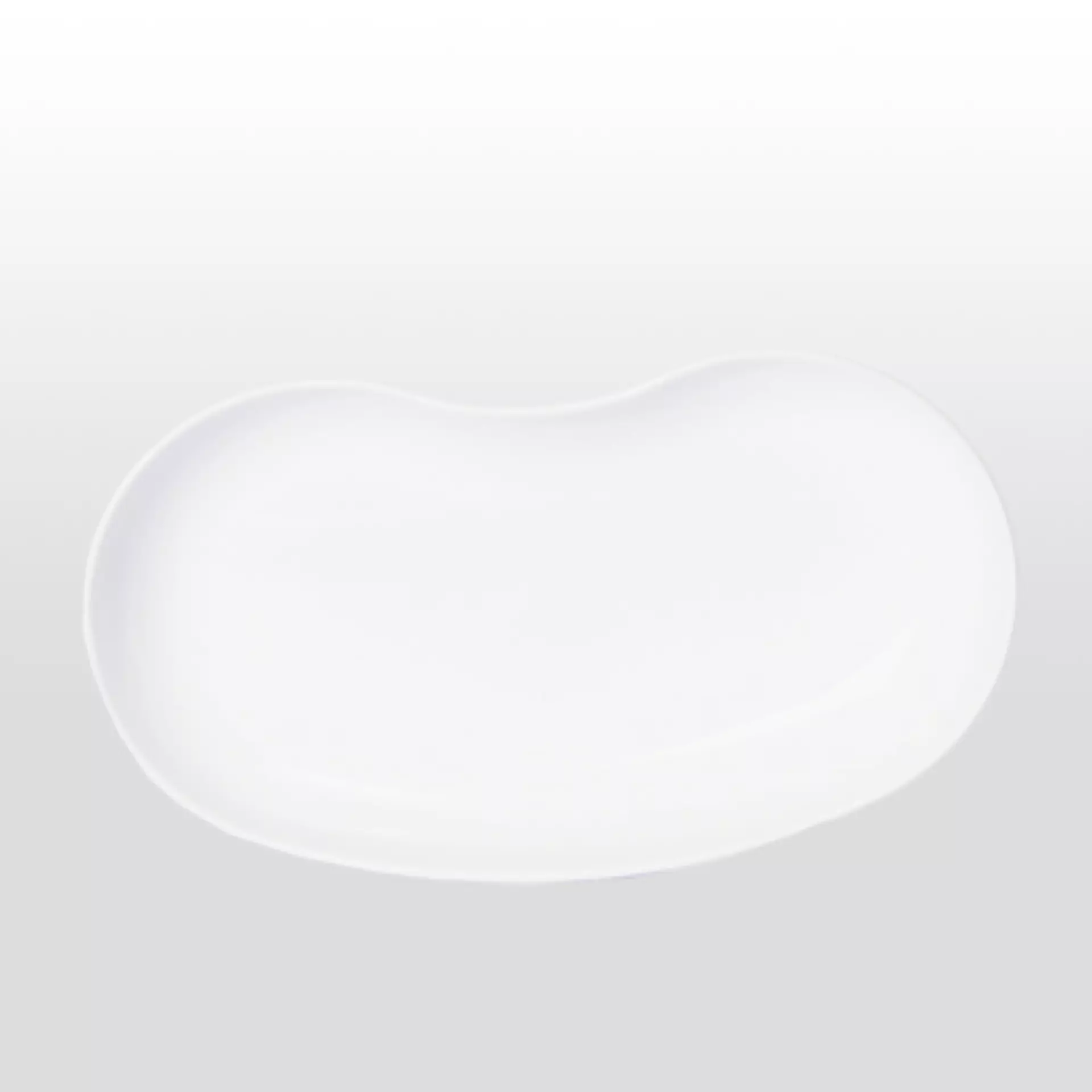 Nierenschale weiß 26x13,7x4 cm