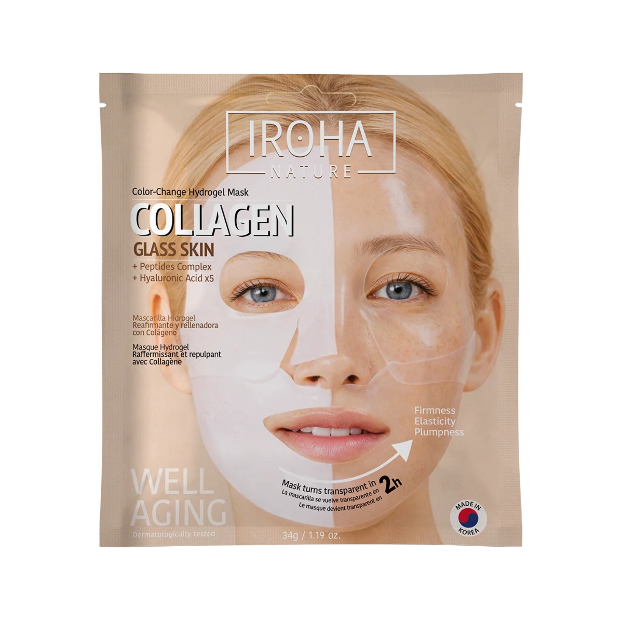 Hydrogel Vliesmaske Straffend Glass Skin Collagen
