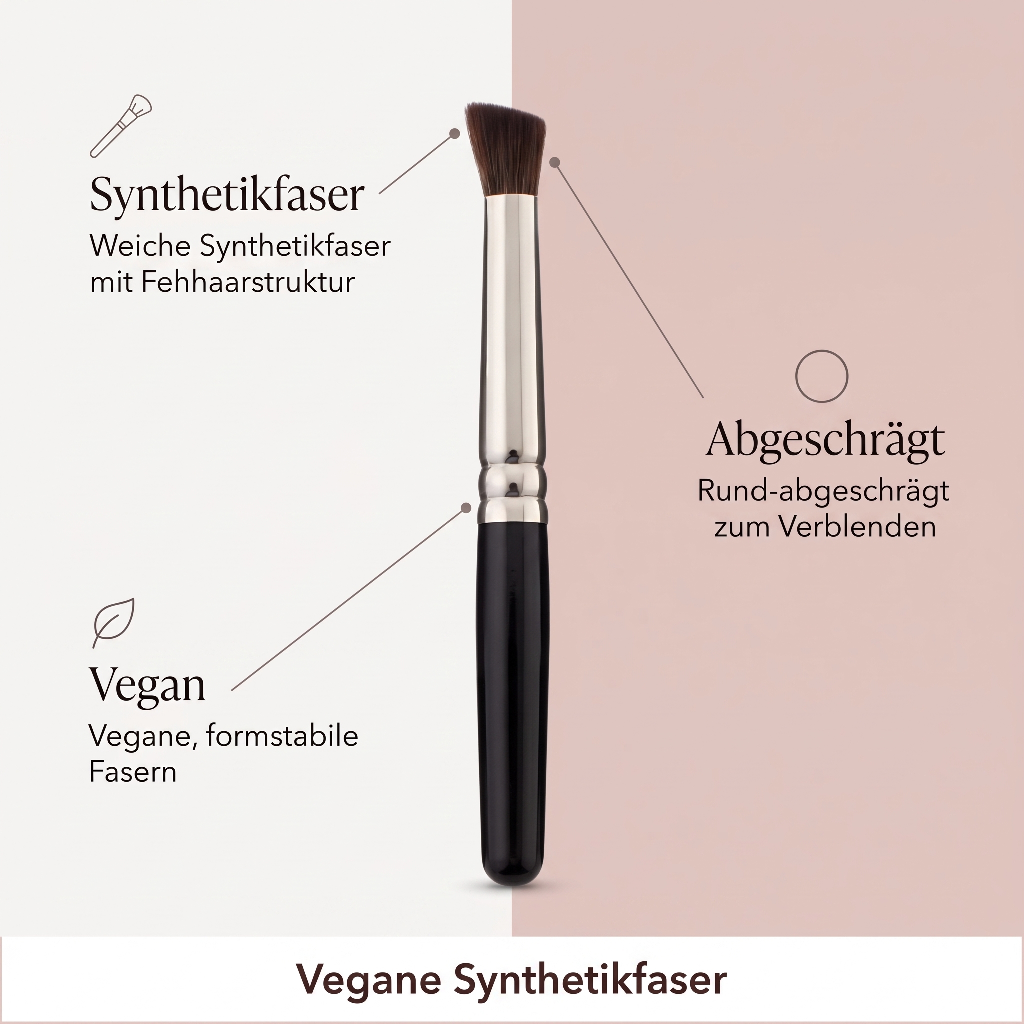 Schattierungspinsel Smoky Synthetikfaser Schattierungspinsel Smoky Synthetikfaser