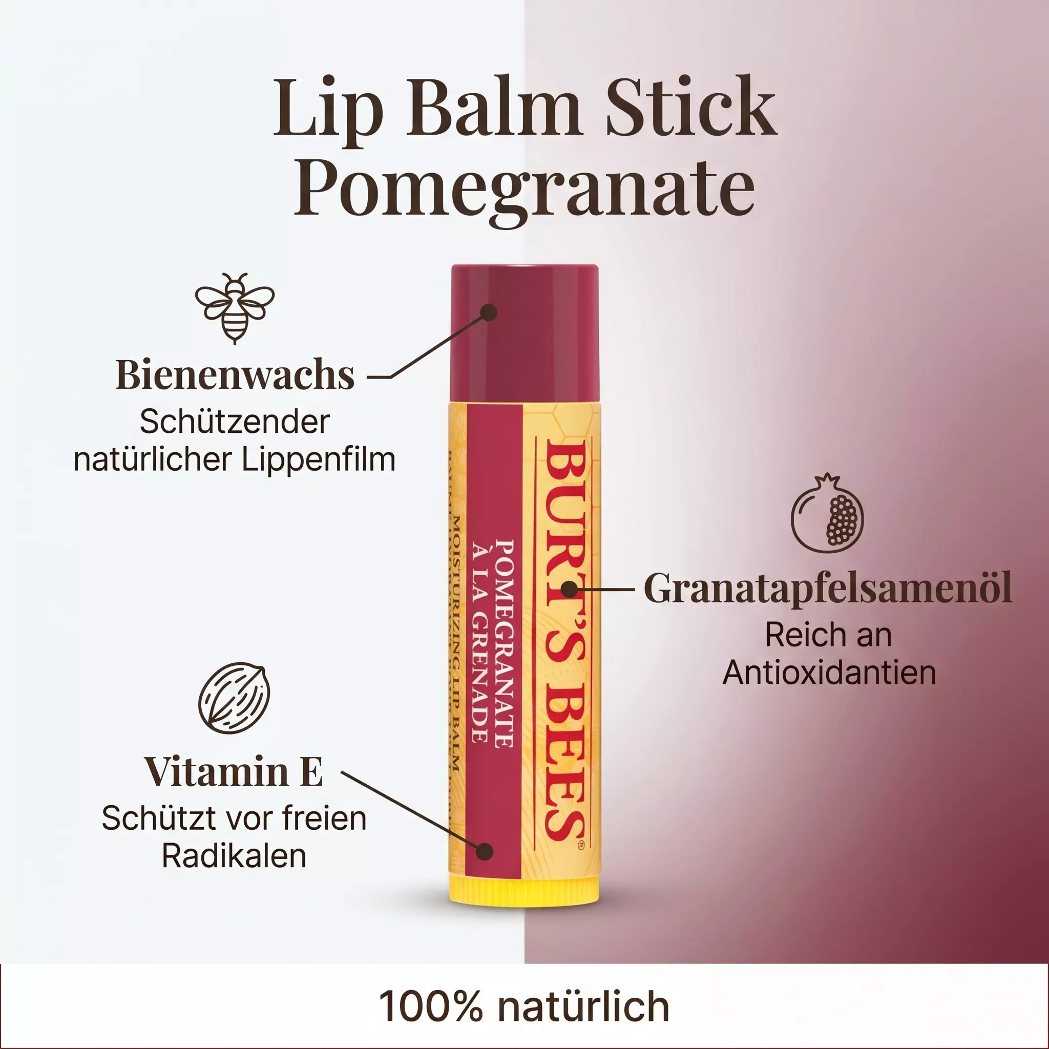 Lip Balm Stick Pomegranate Lip Balm Stick Pomegranate
