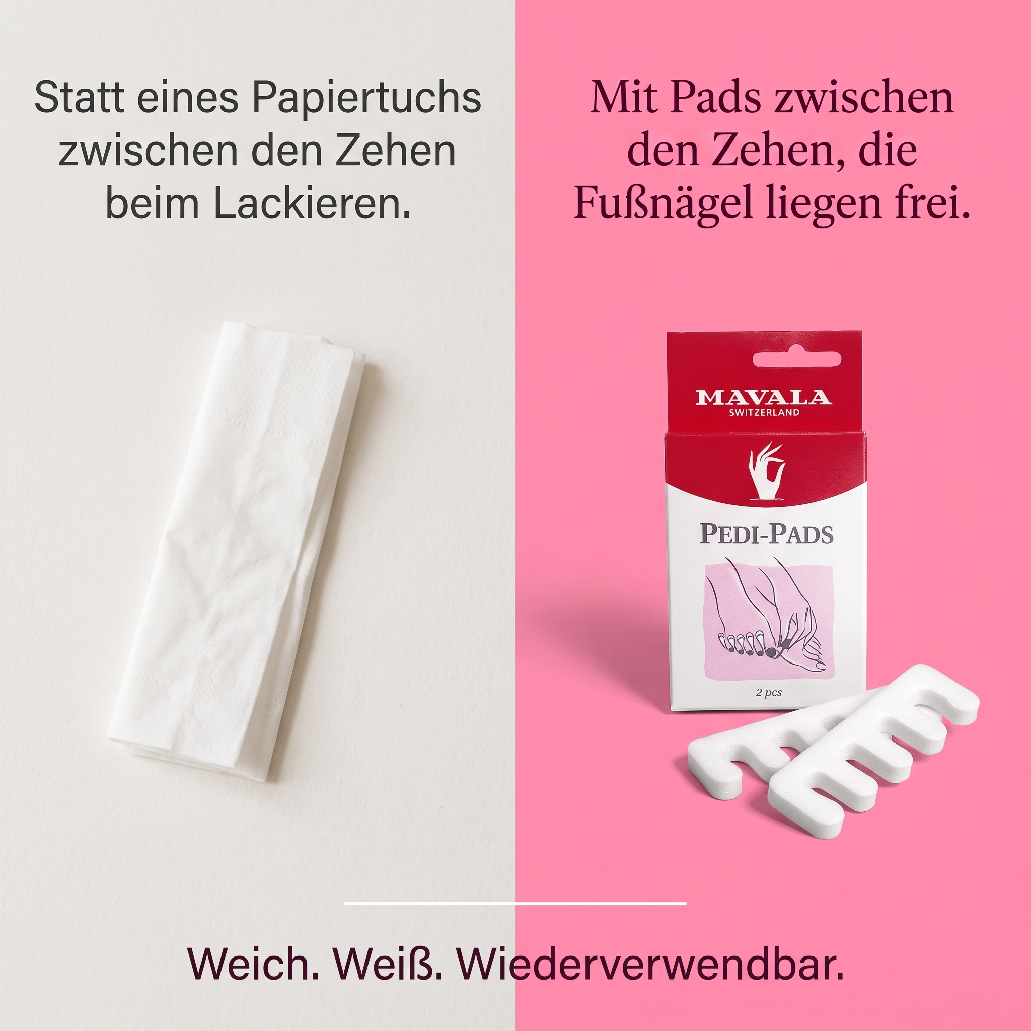 Zehenspreizer Pedi Pads 