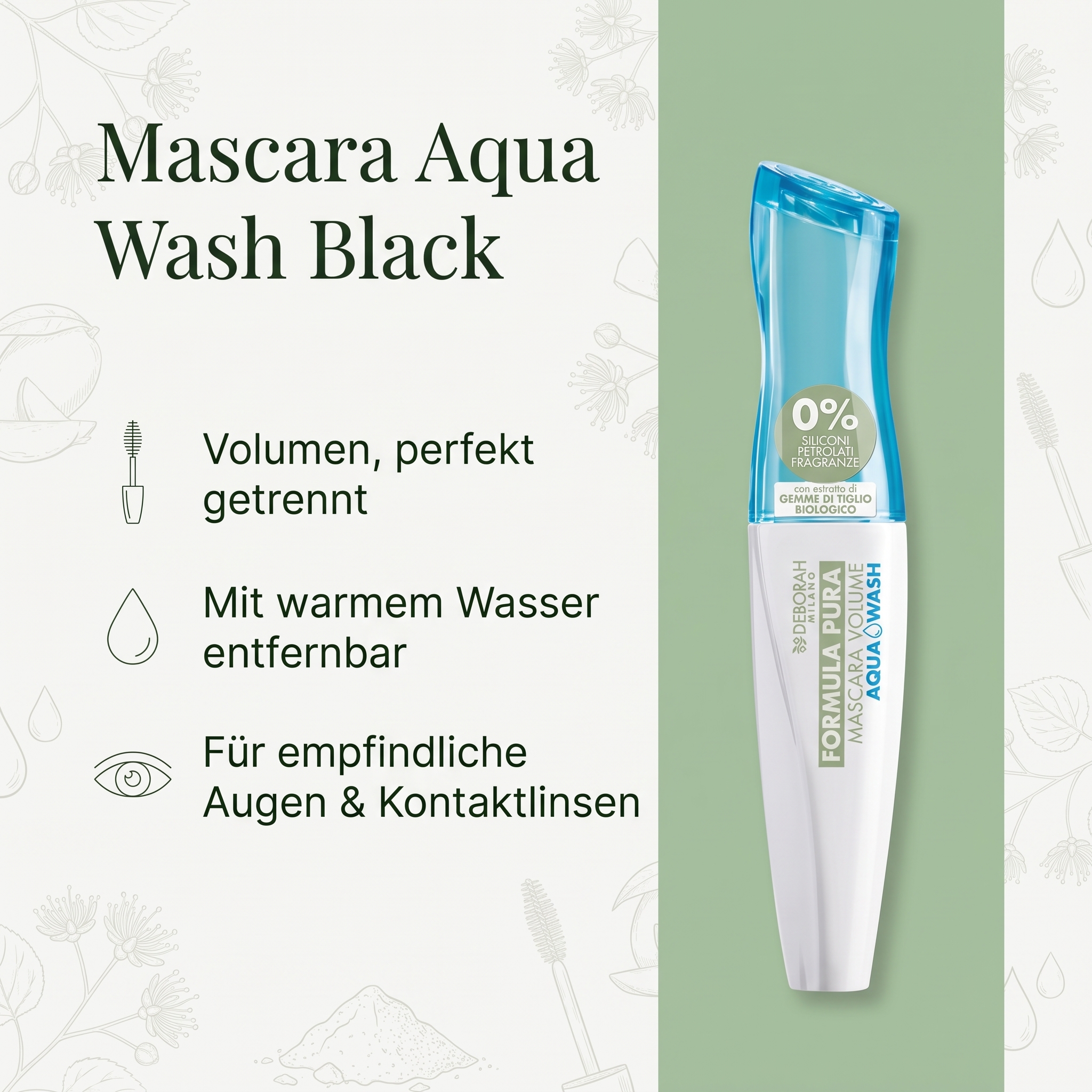 Mascara Aqua Wash Black Mascara Aqua Wash Black