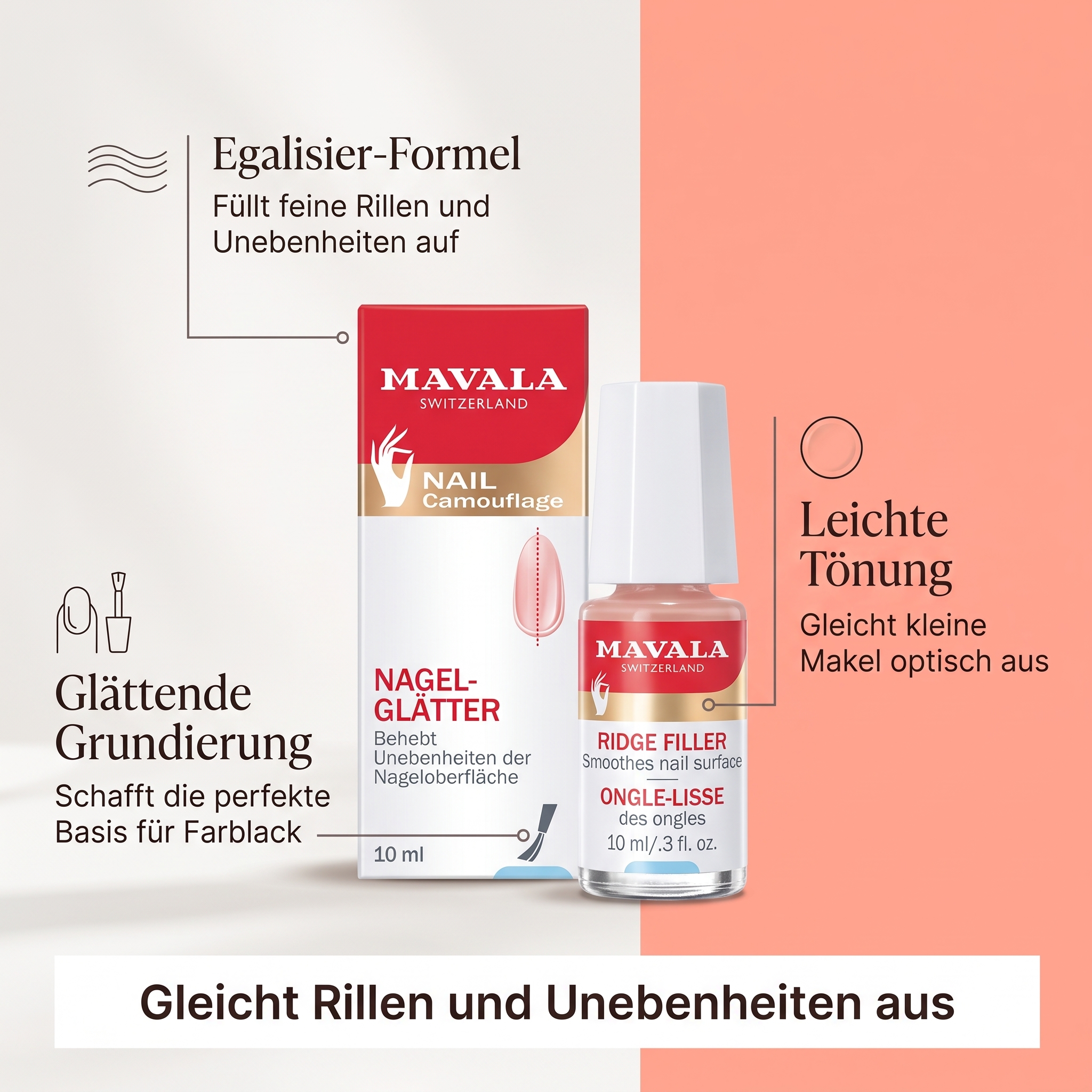 Nagelglätter Ridge Filler Nagelglätter Ridge Filler