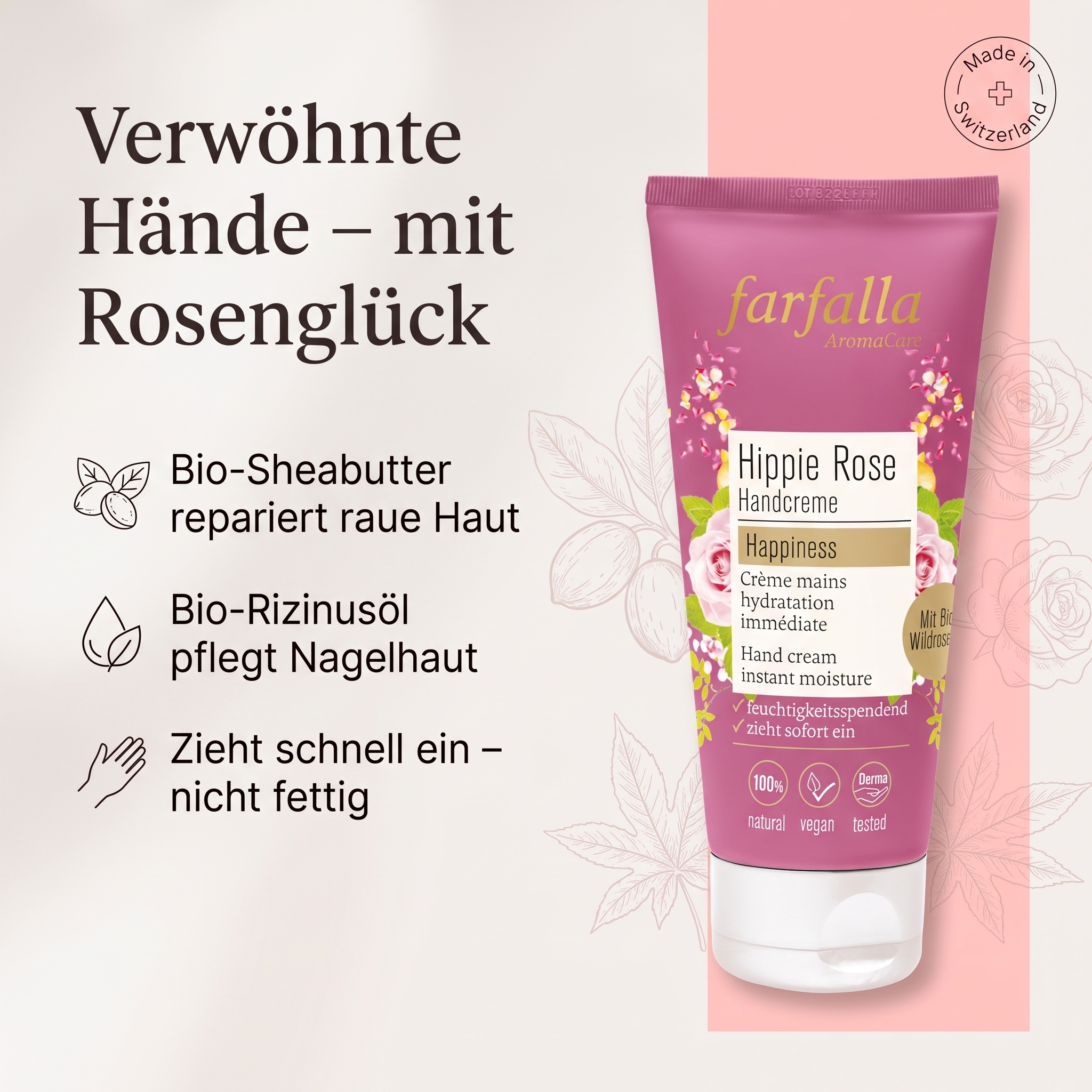 Hippie Rose Happiness Handcreme Hippie Rose Happiness Handcreme