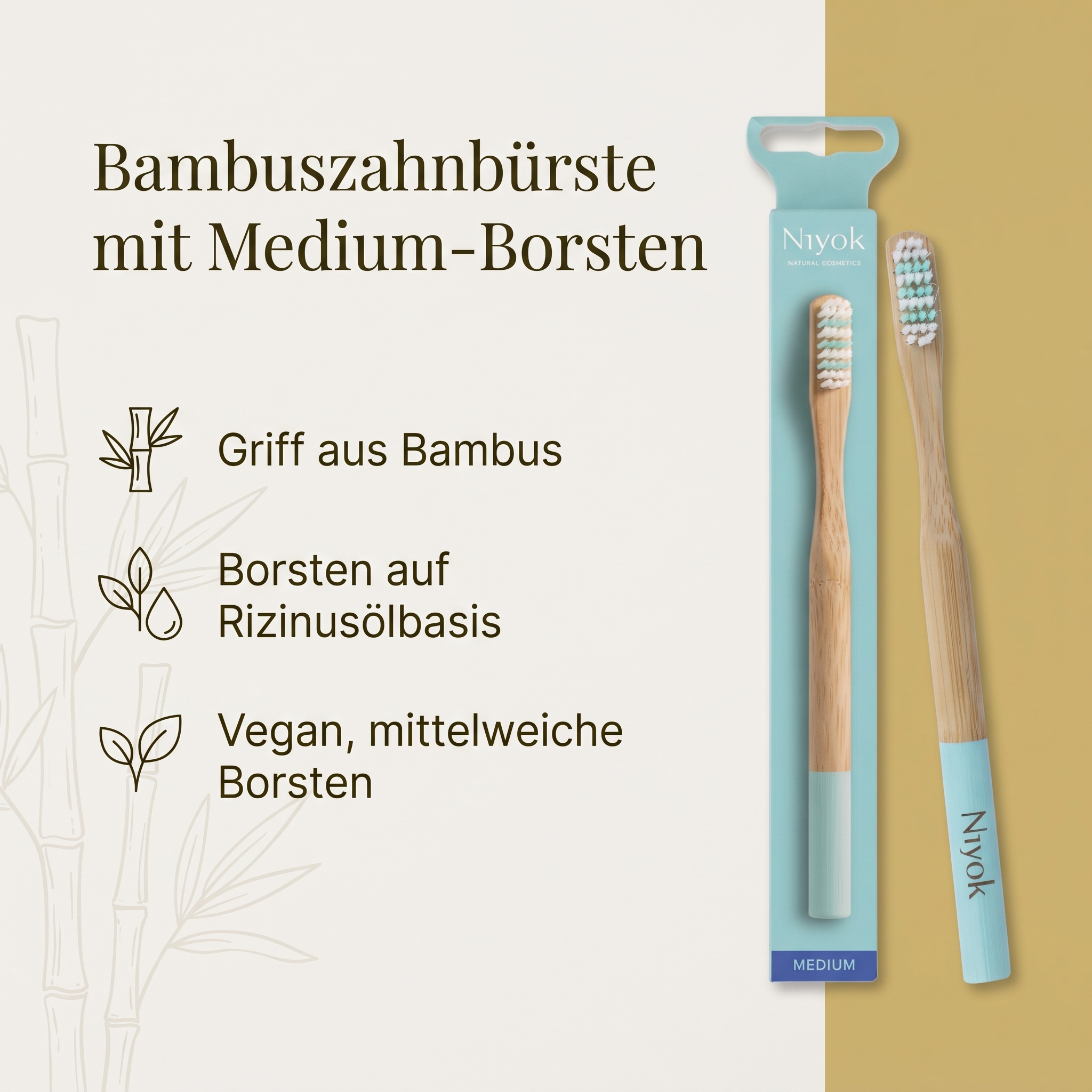 Bambus Zahnbürste 