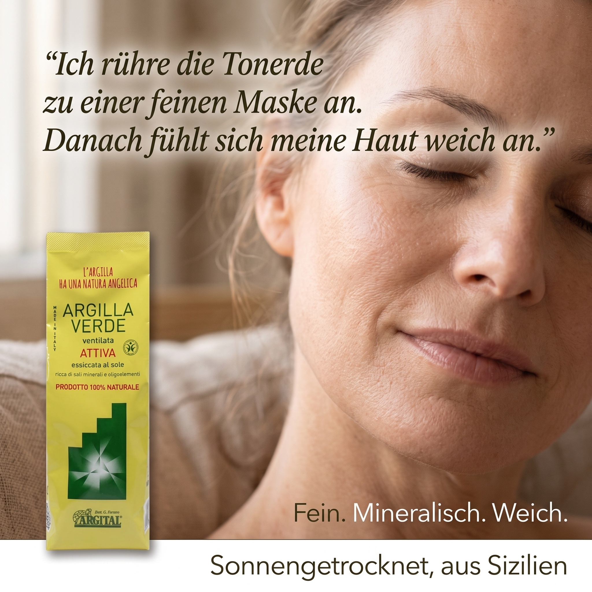 Grüne ventilierte Tonerde Grüne ventilierte Tonerde