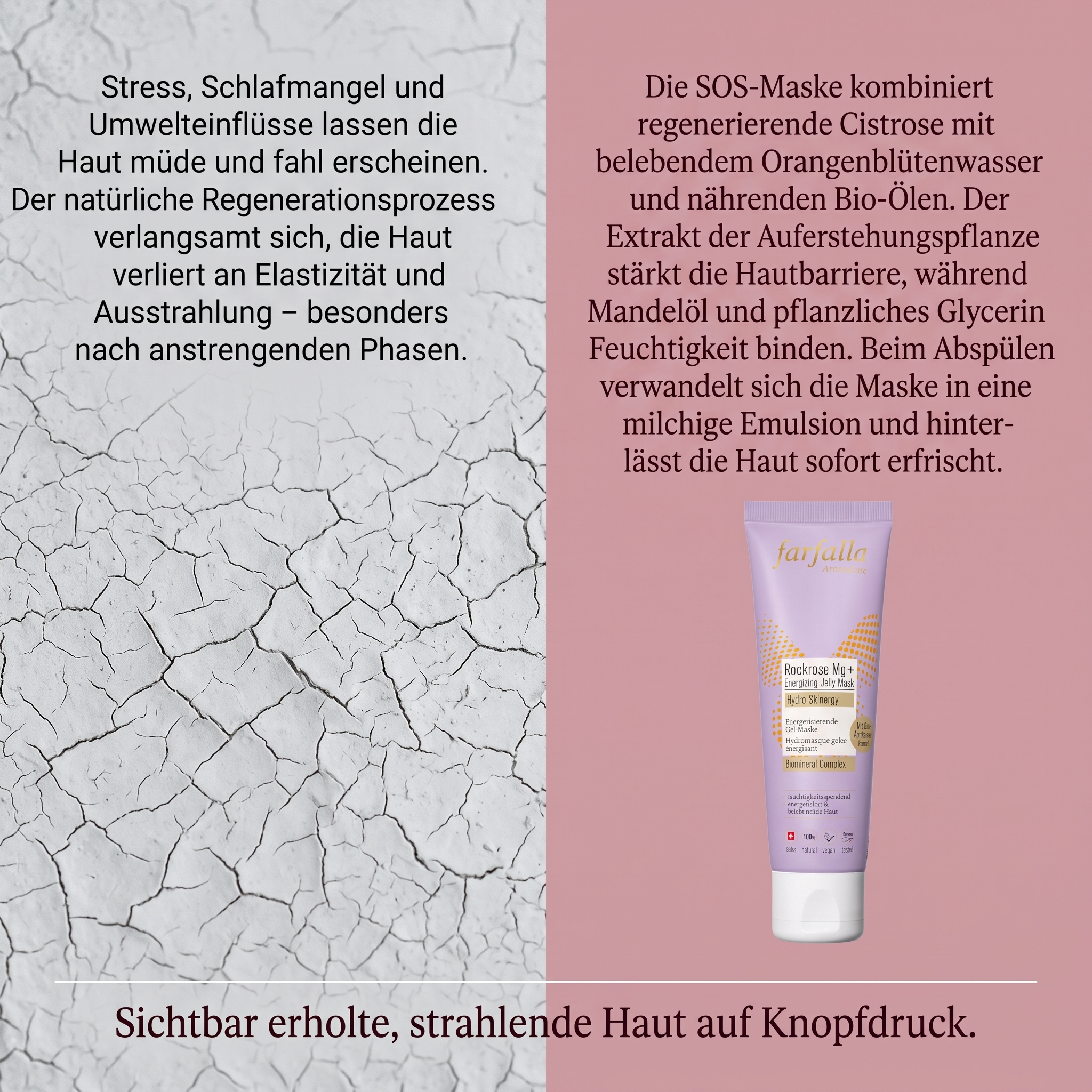 Rockrose Mg+ Energizing Gelmaske – Hydro Skinergy