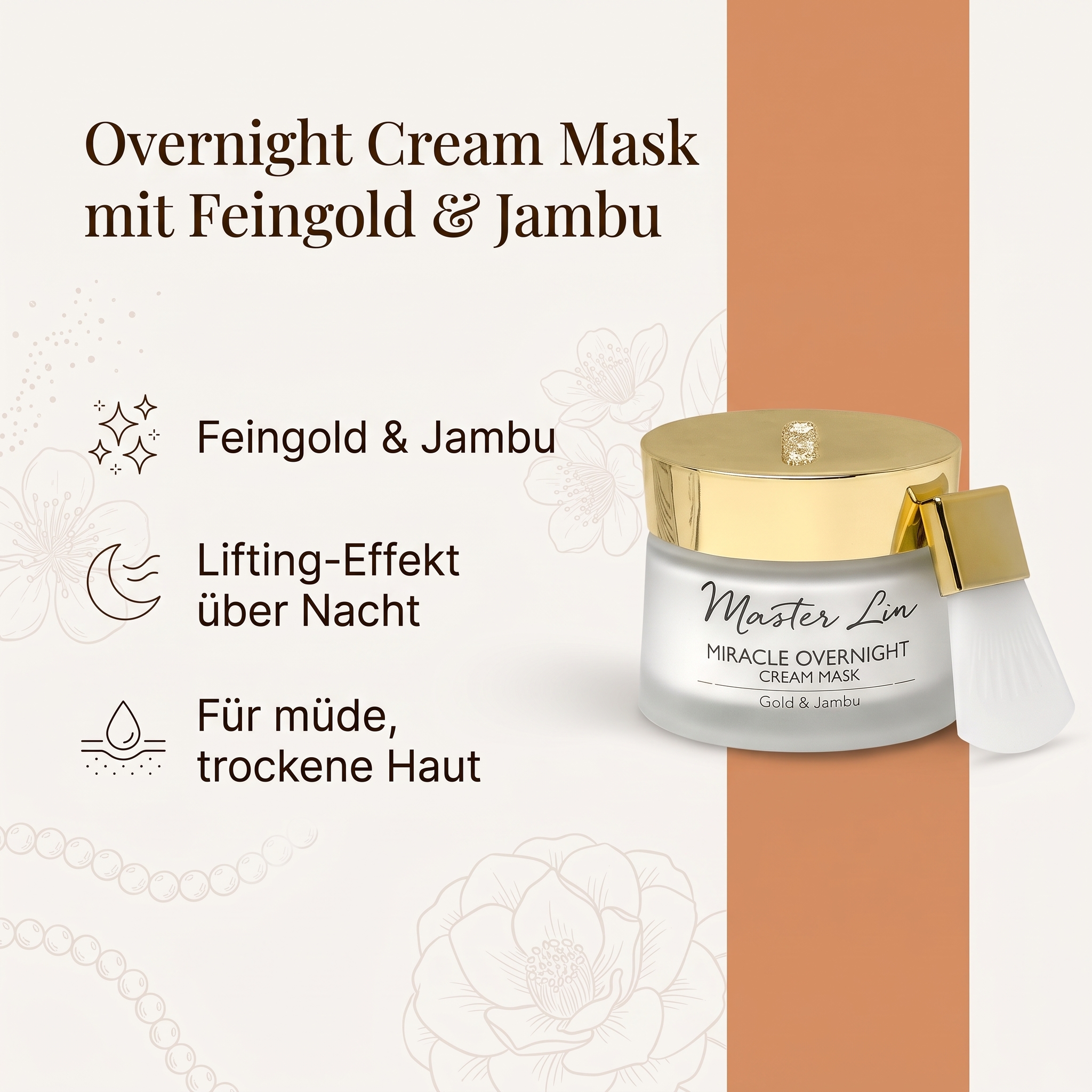 Miracle Overnight Cream Mask Gold&Jambu Miracle Overnight Cream Mask Gold&Jambu