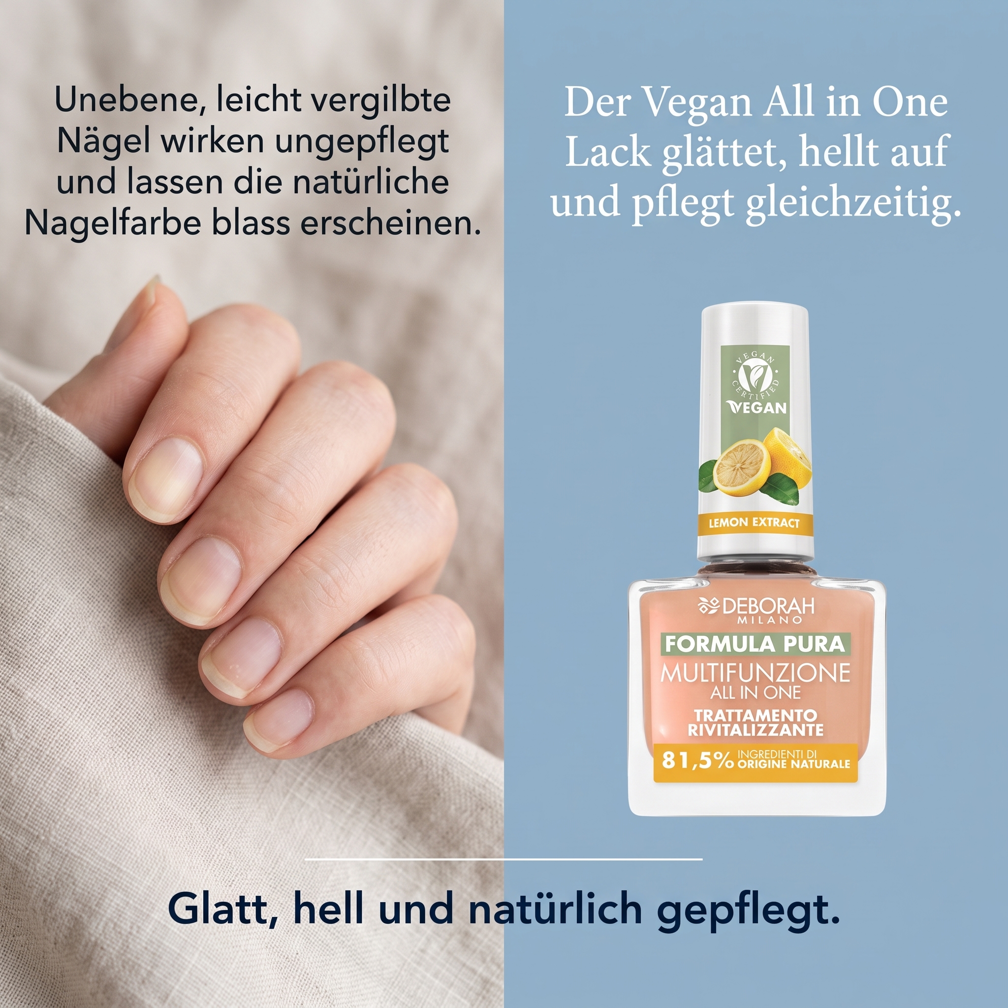 Vegan Unter- & Überlack ALL IN ONE Vegan Unter- & Überlack ALL IN ONE