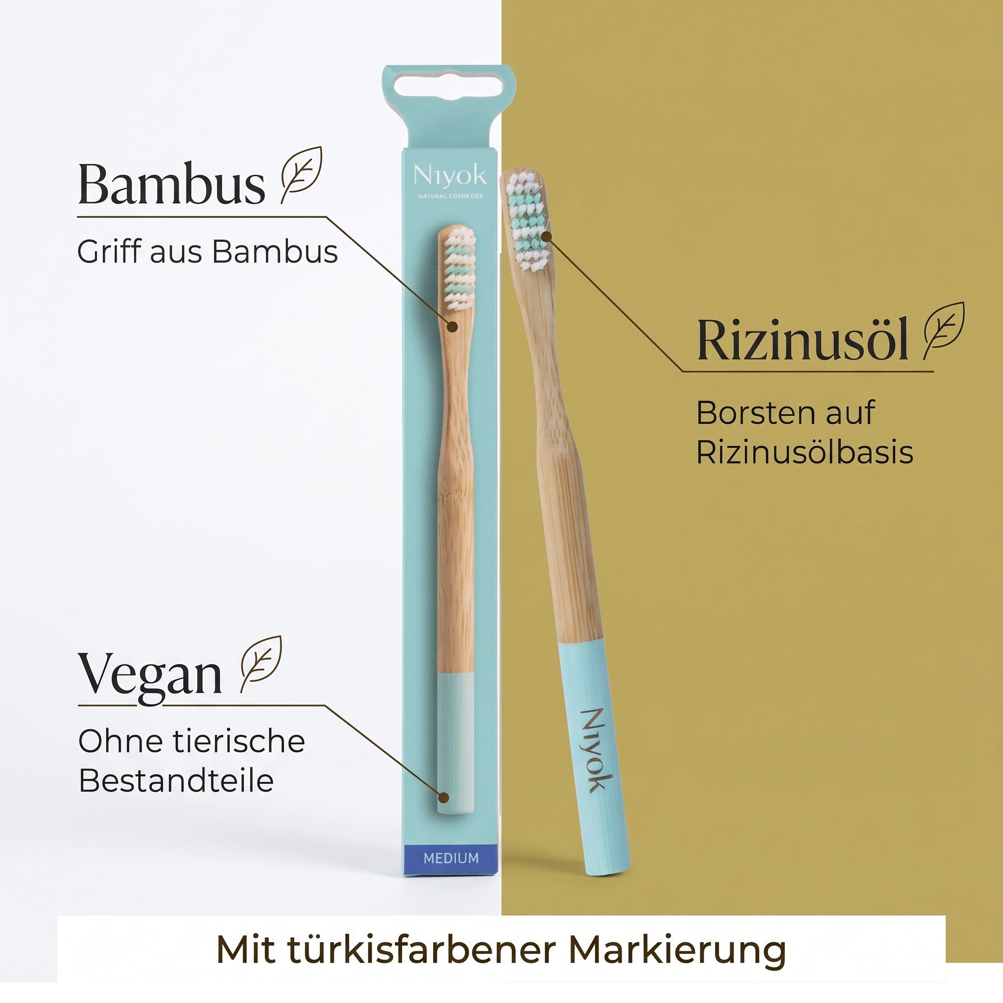 Bambus Zahnbürste 