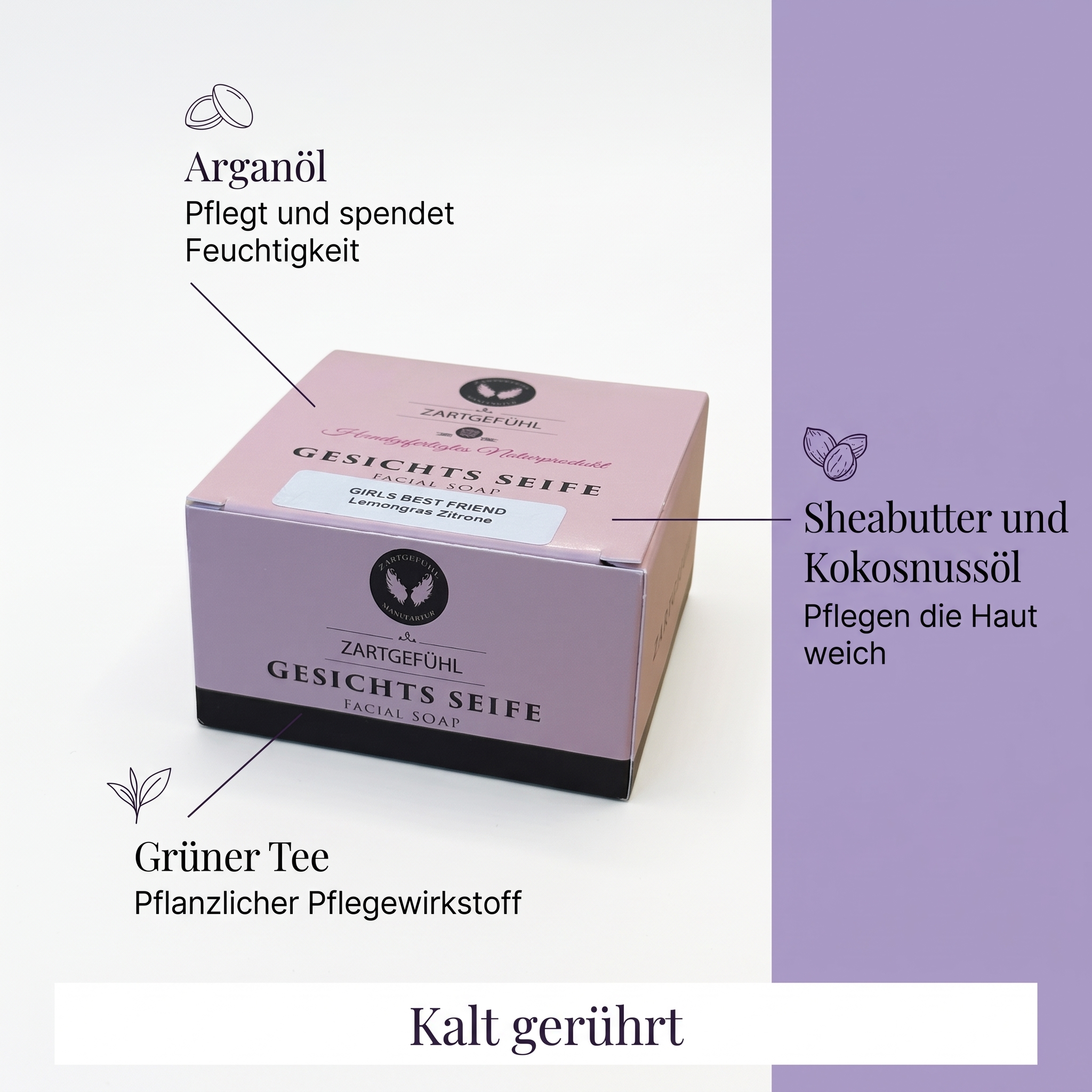 Gesichtsseife Girls best Friend (Lemongras/Zitrone)
