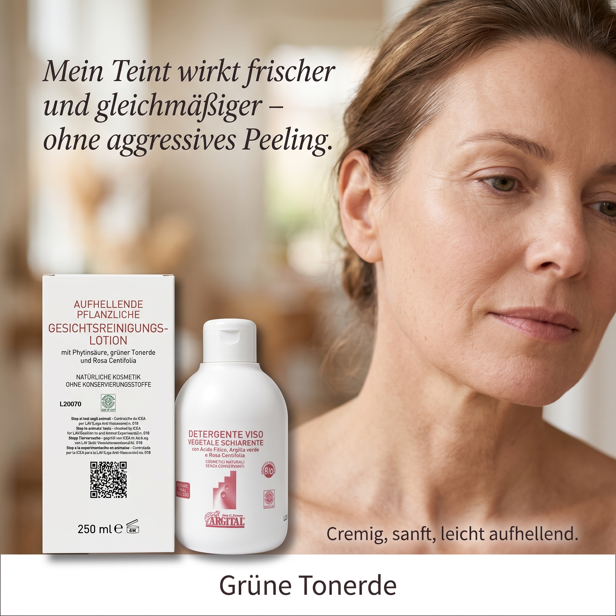 Aufhellende Gesichtsreinigungslotion Aufhellende Gesichtsreinigungslotion