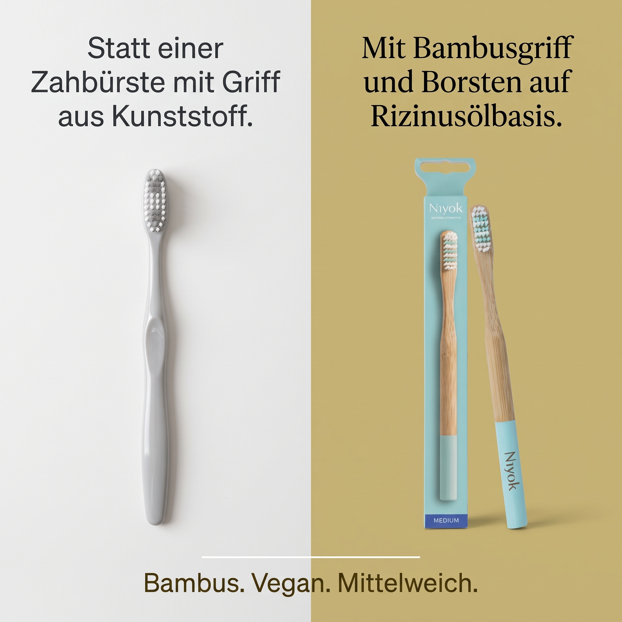 Bambus Zahnbürste 
