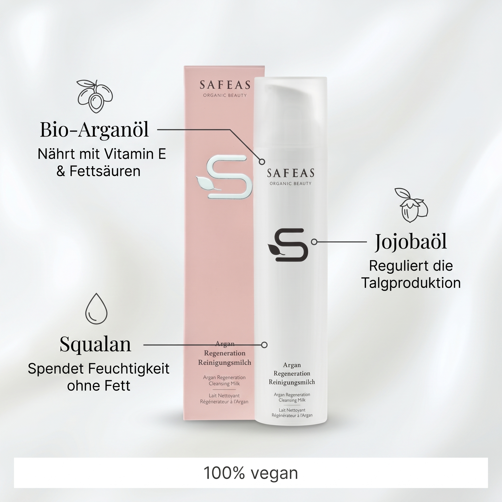 Argan Reinigungsmilch 