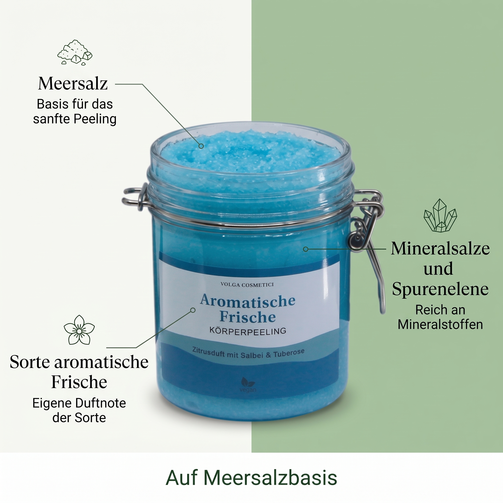 Körperpeeling aromatische Frische 