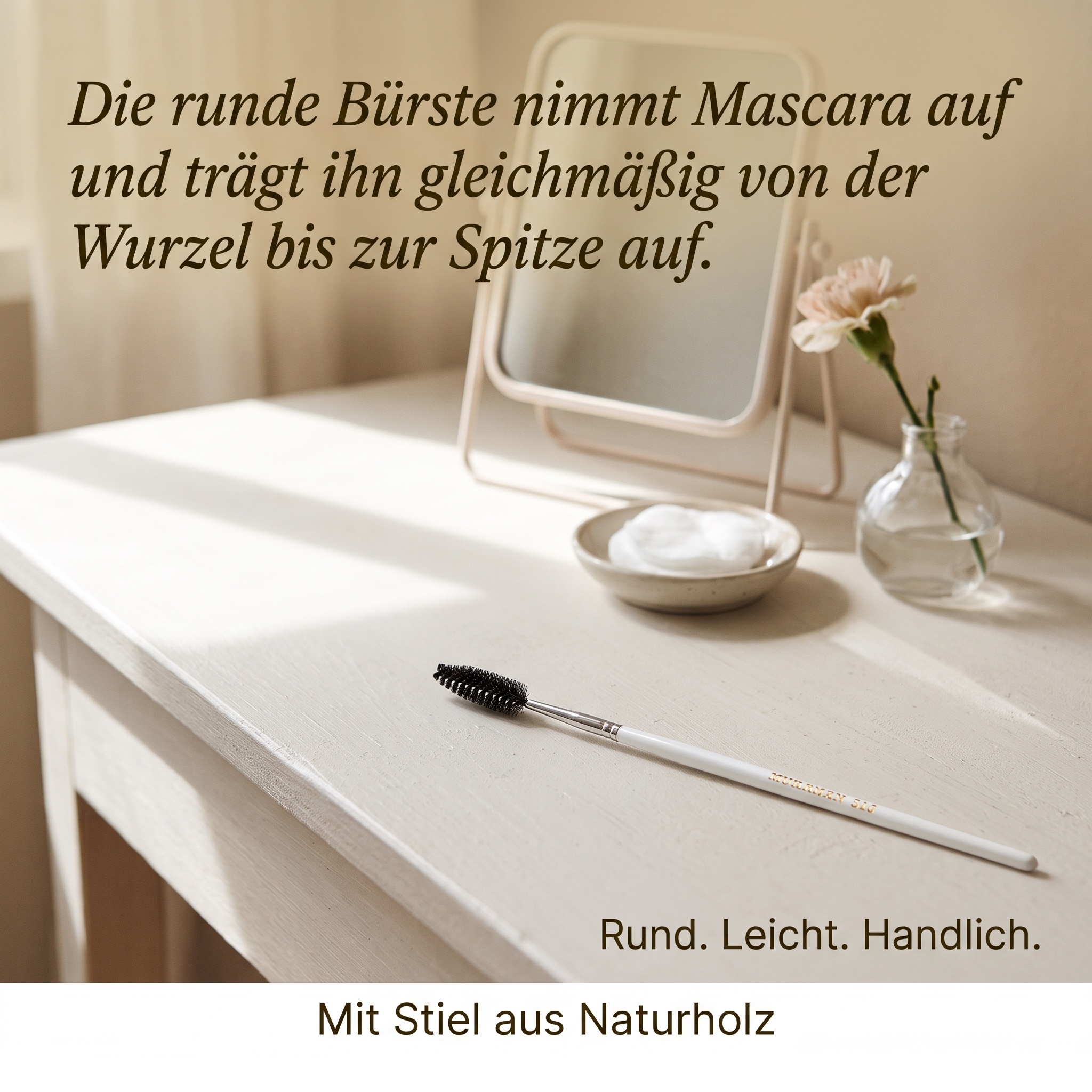 Wimpernbürste rund B=1,0cm Wimpernbürste rund B=1,0cm