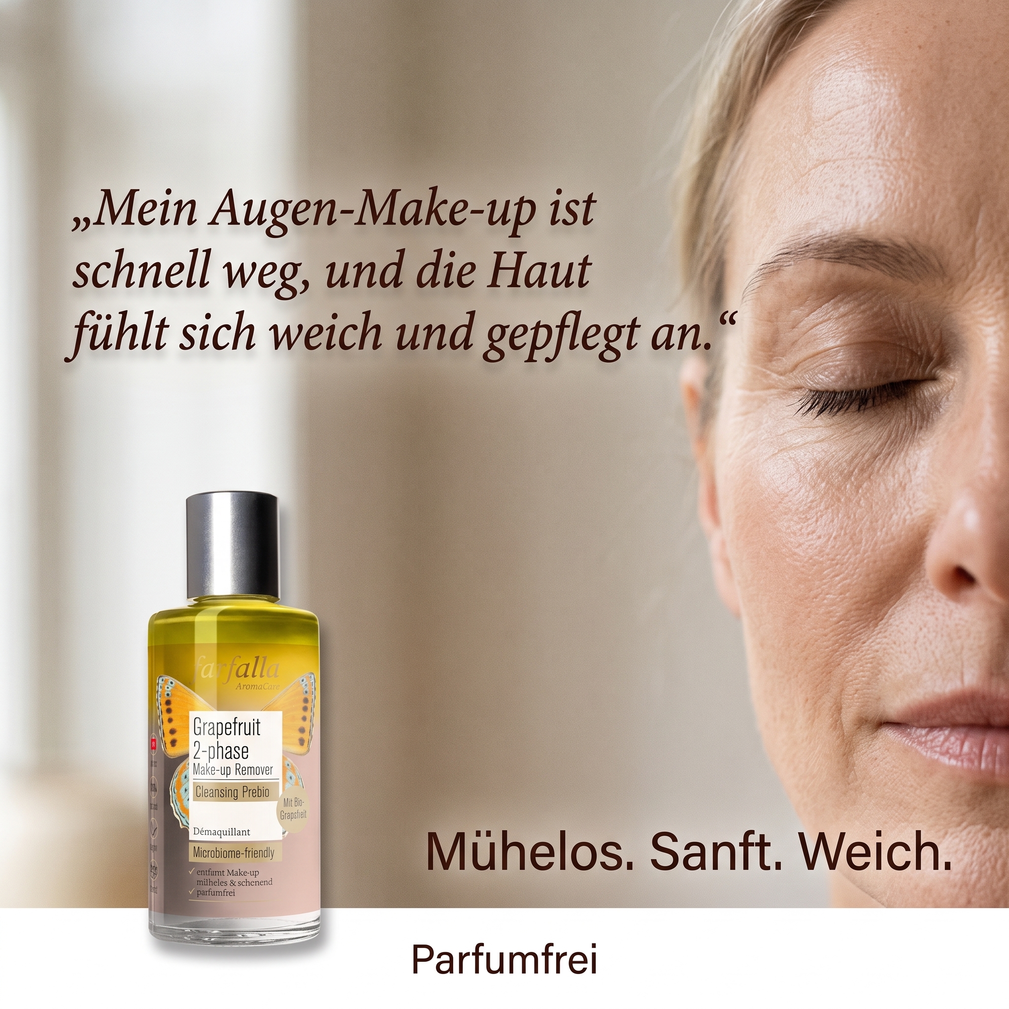 Grapefruit Make-up Entferner 2-Phasen – Cleansing Prebio Grapefruit Make-up Entferner 2-Phasen – Cleansing Prebio