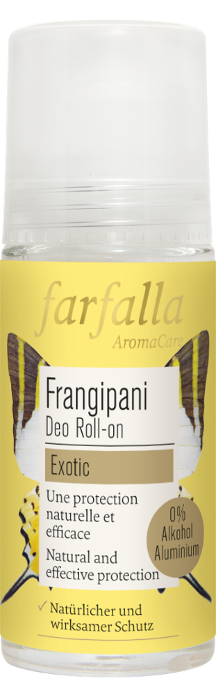 Blumig-sanfter Deo Roll-on Frangipani 