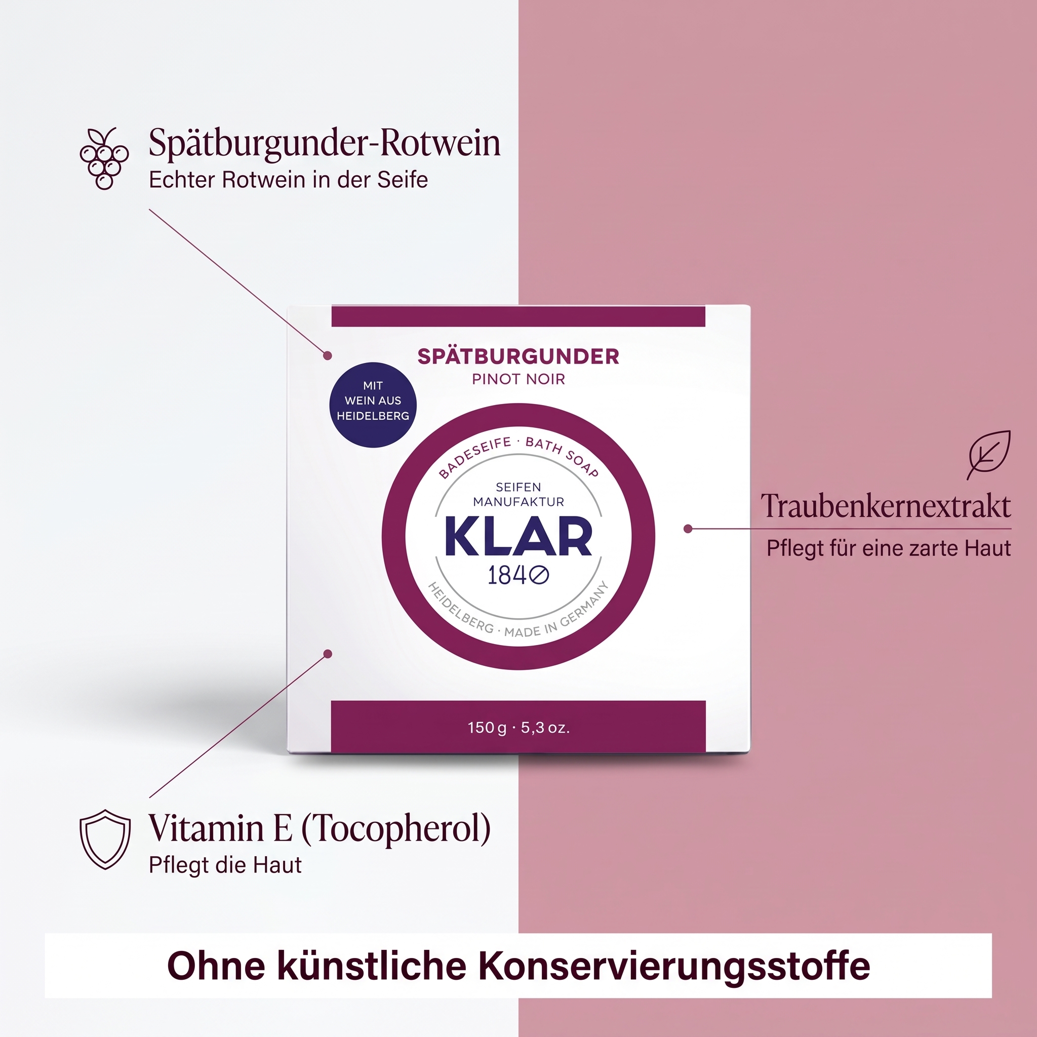 Klar´s Spätburgunderseife