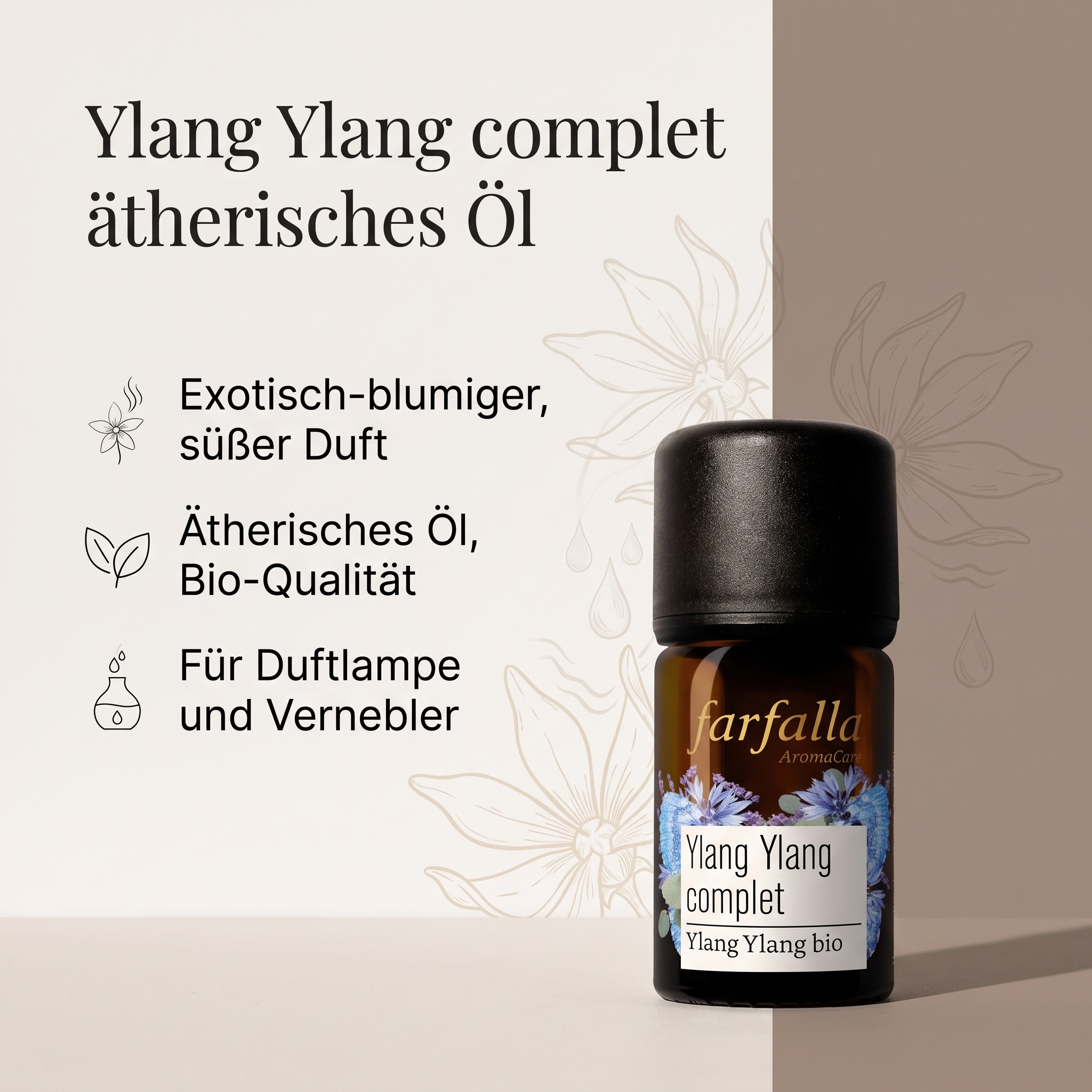 Ylang Ylang complet äth. Öl, kbA 
